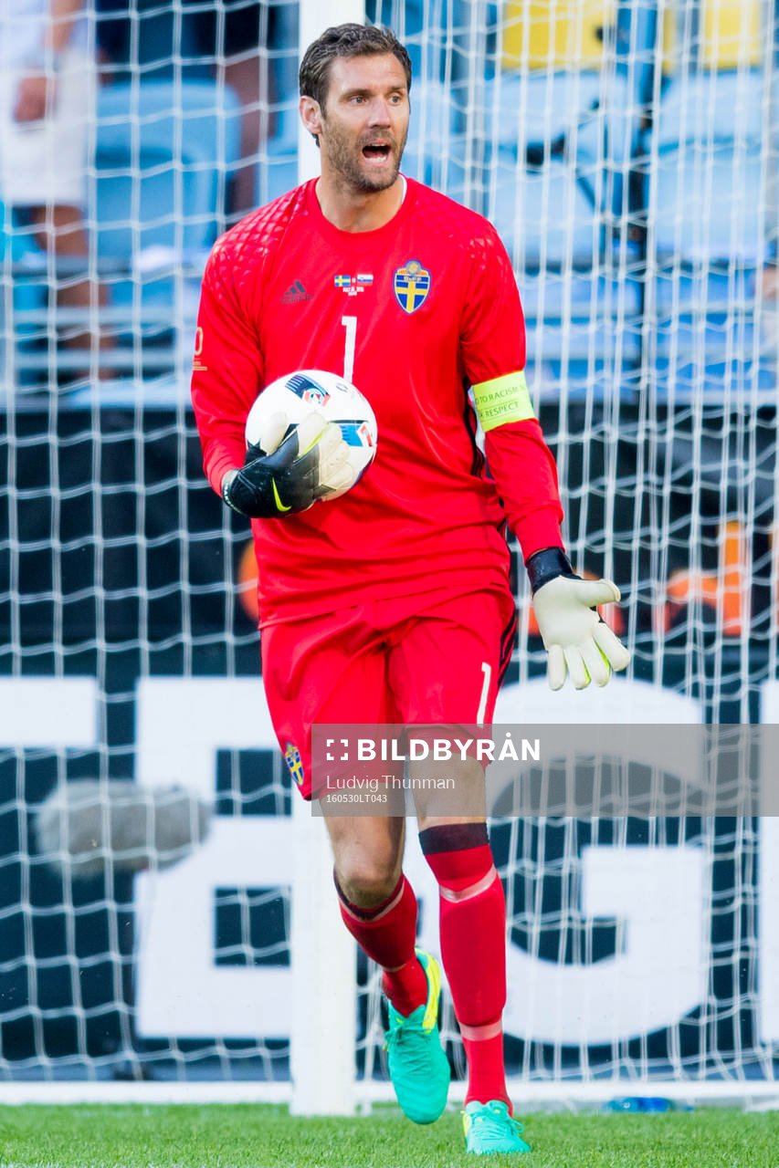 Sveriges målvakt Andreas Isaksson
