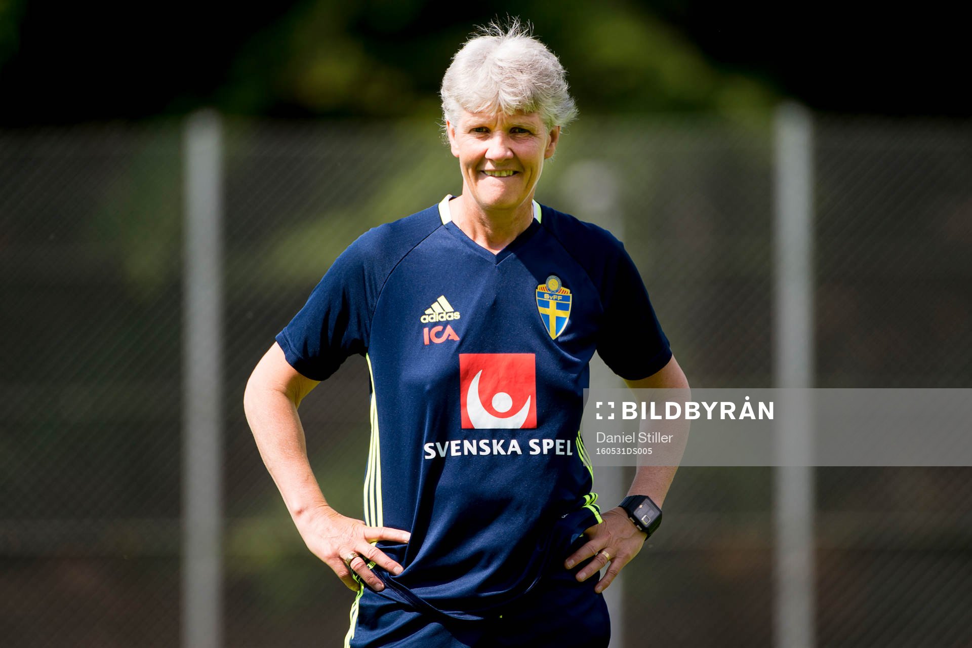 Sveriges förbundskapten Pia Sundhage