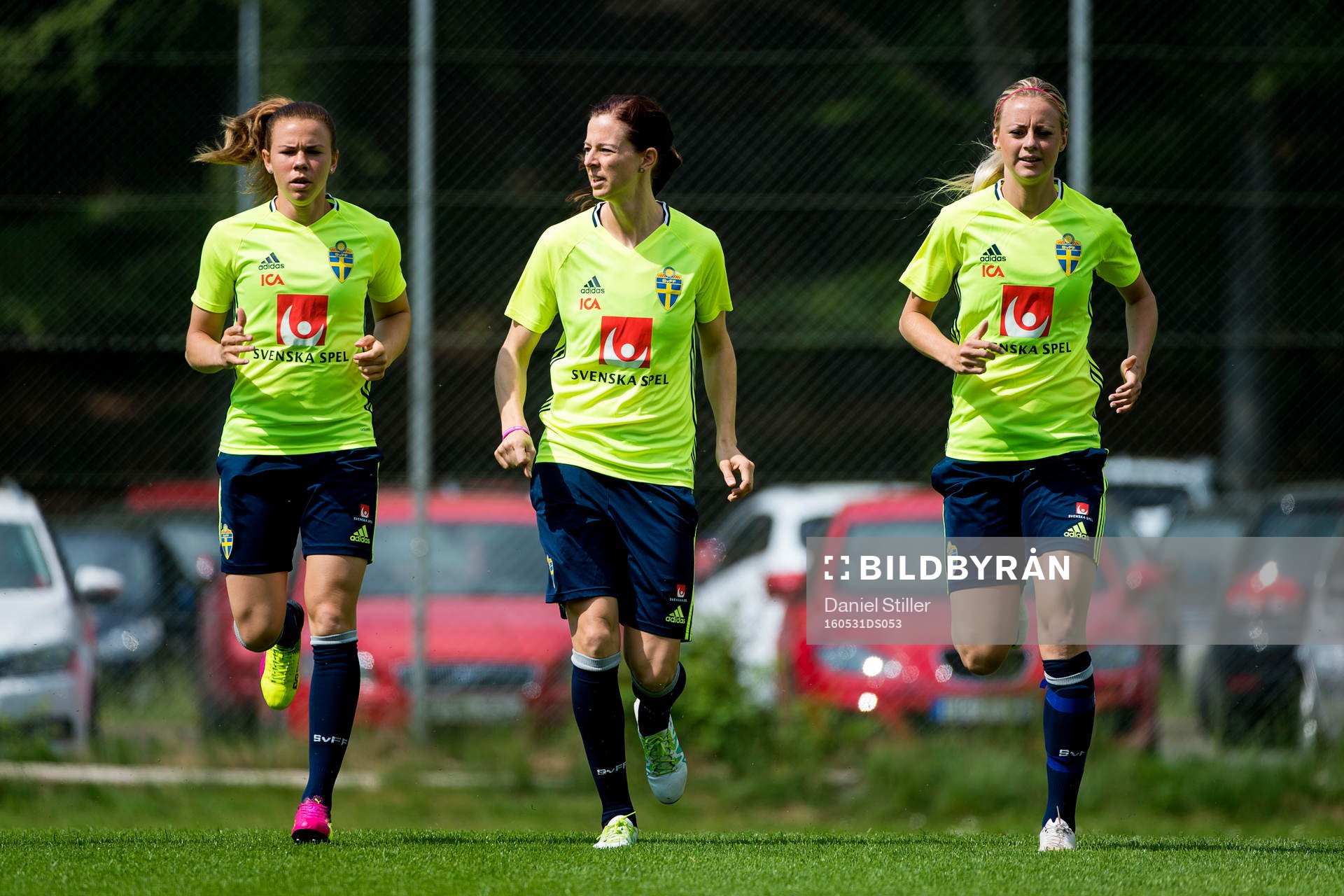 Jessica Samuelsson, Lotta Schelin och Amanda Ilestedt