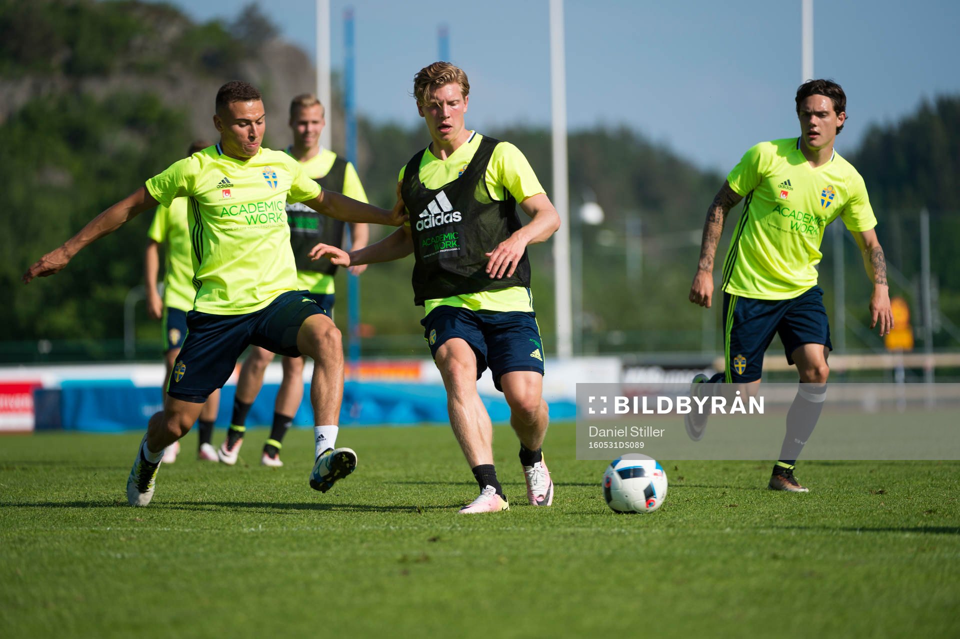 Jordan Larsson, Alexander Fransson och David Moberg Karlsson
