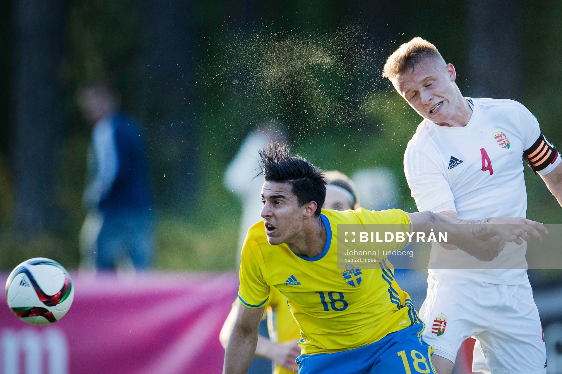 Sveriges Isak Redzic och Ungerns Szalai András