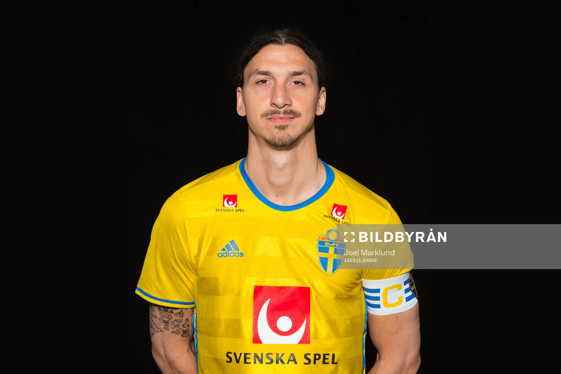 Zlatan Ibrahimovic, spelare i Sveriges fotbollslandslag