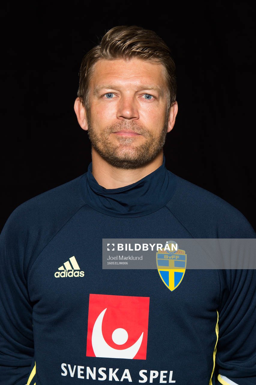 Marcus Allbäck, players manager för Sveriges