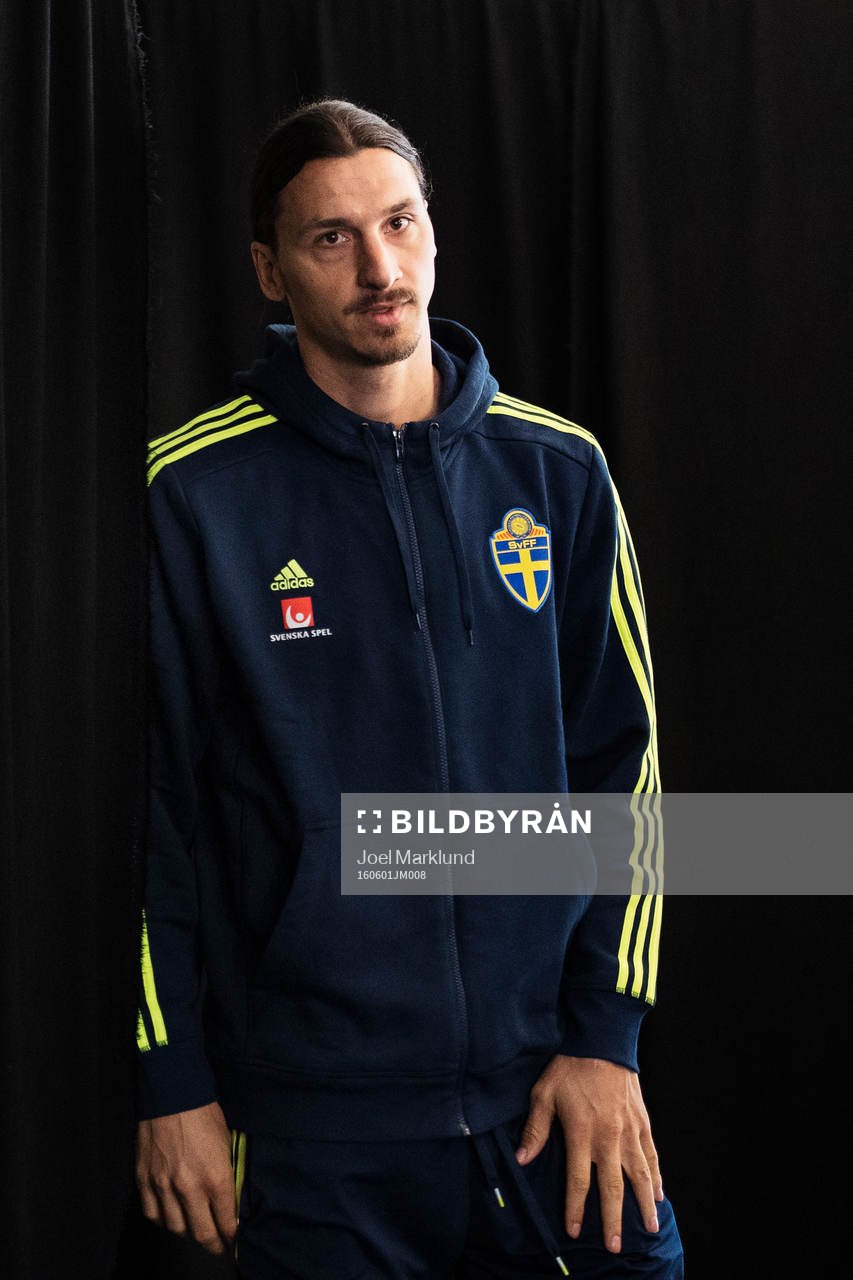 Sveriges Zlatan Ibrahimovic gör entré till en