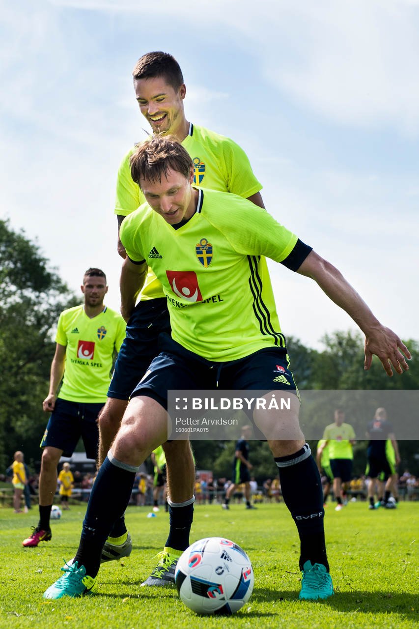 Mikael Lustig och Kim Källström