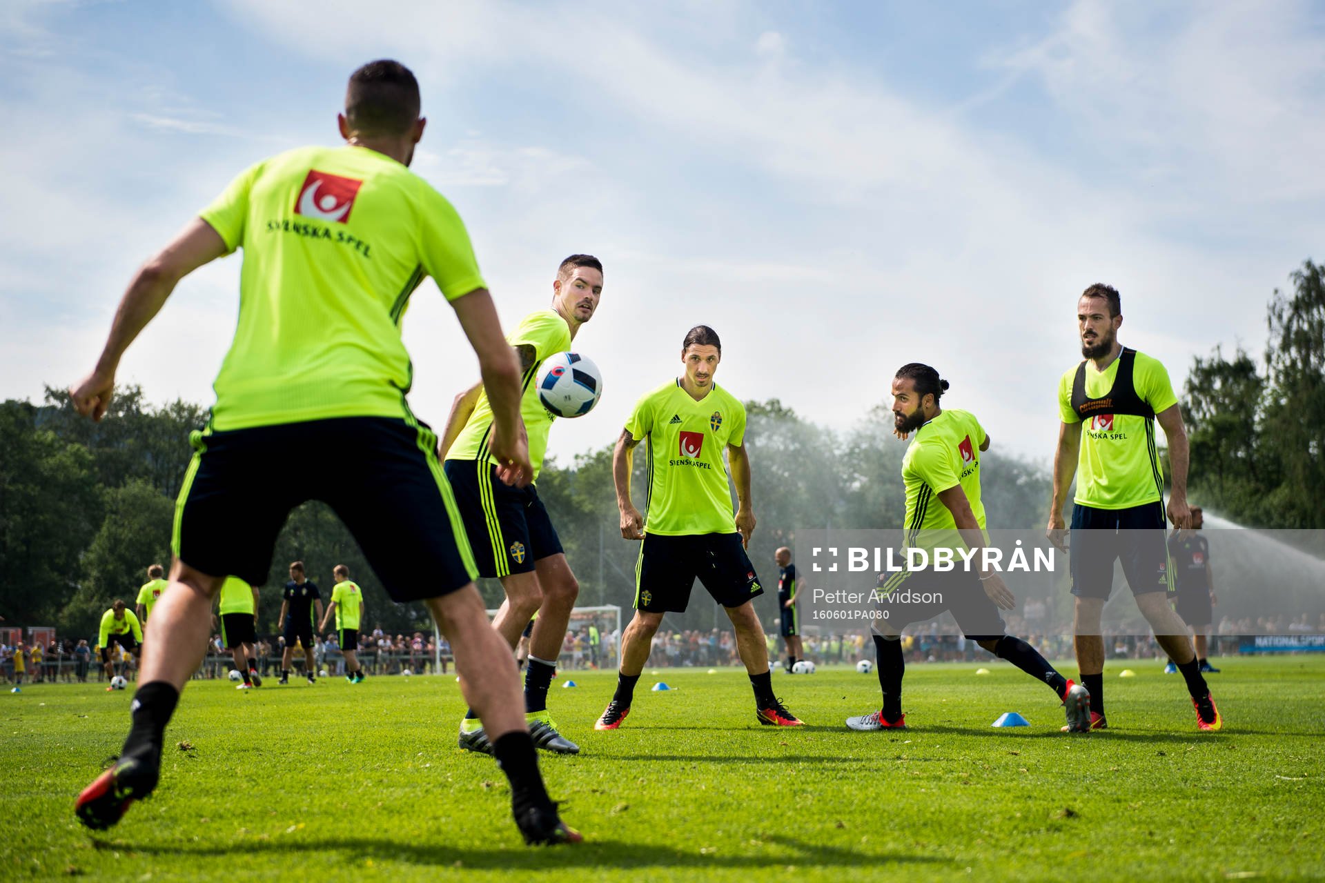 Mikael Lustig, Zlatan Ibrahimovic, Erkan Zengin och Emir