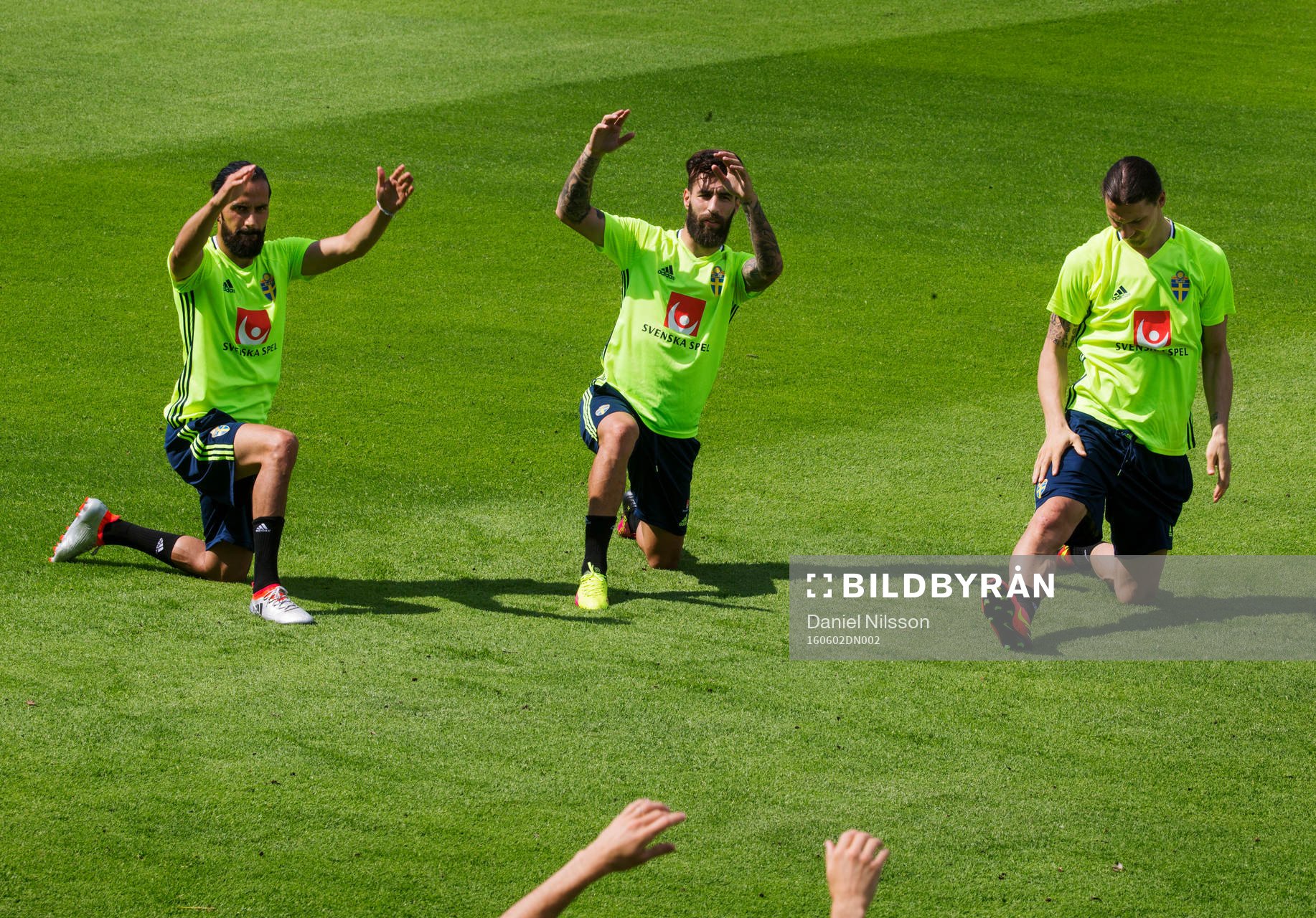 Erkan Zengin, Jimmy Durmaz och Zlatan Ibrahimovic