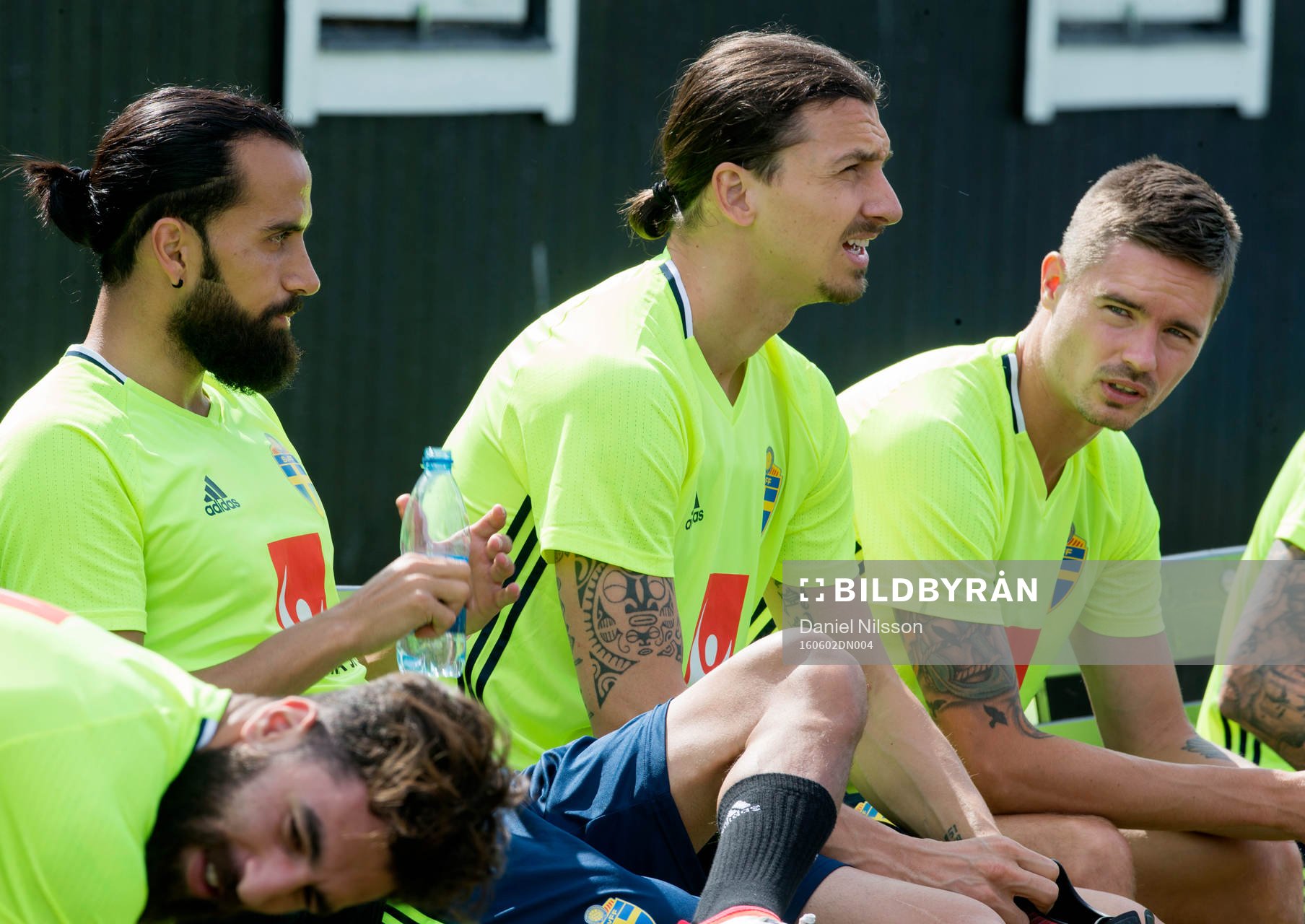 Erkan Zengin, Zlatan Ibrahimovic och Mikael Lustig