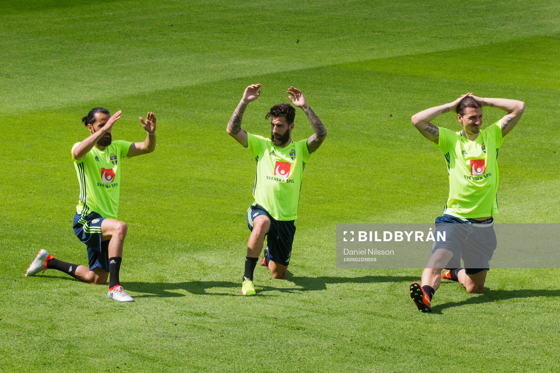 Erkan Zengin, Jimmy Durmaz och Zlatan Ibrahimovic