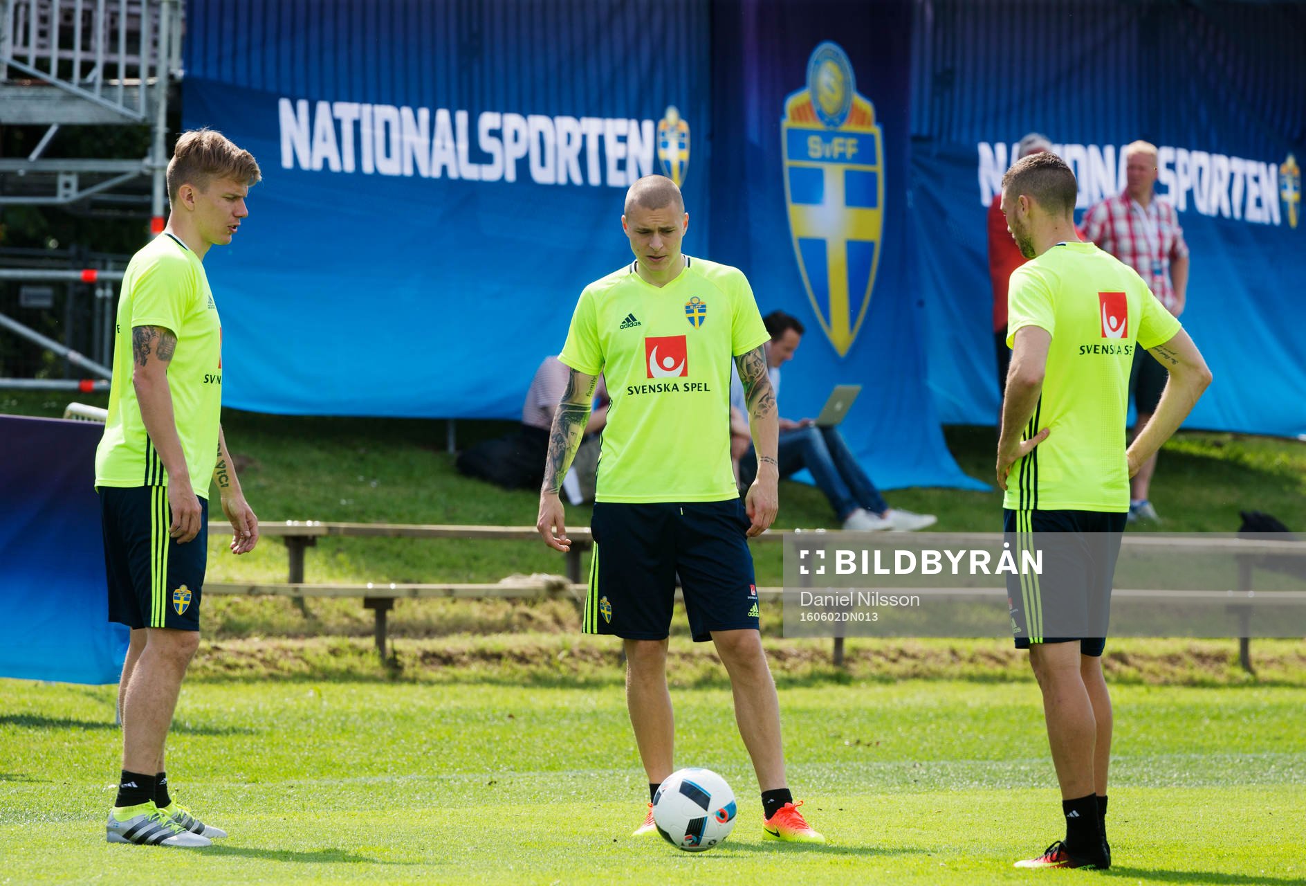 Pontus Wernbloom, Victor Nilsson Lindelöf och Marcus Berg