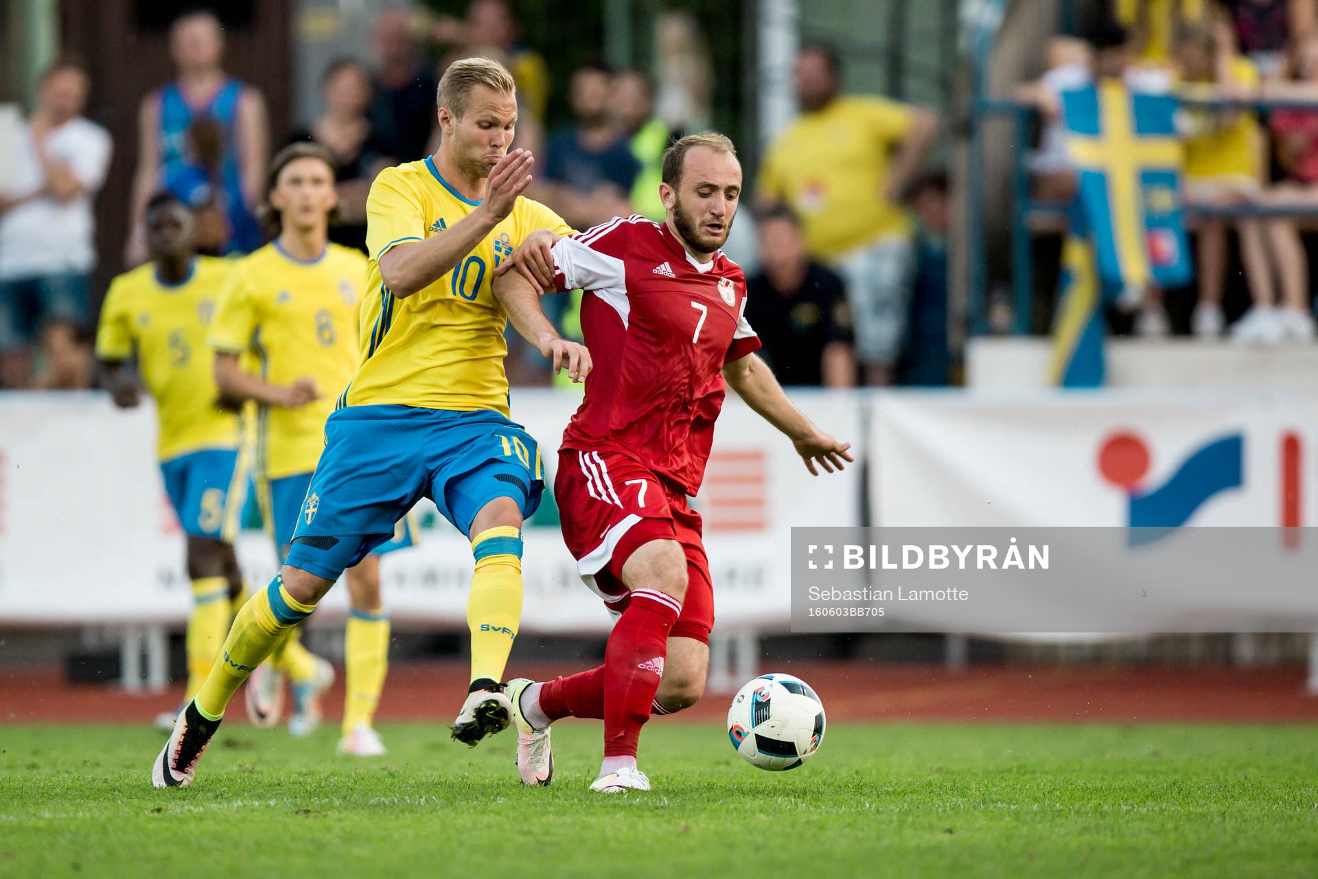 Sveriges Gustav Engvall och Georgiens Valerian Gvilia