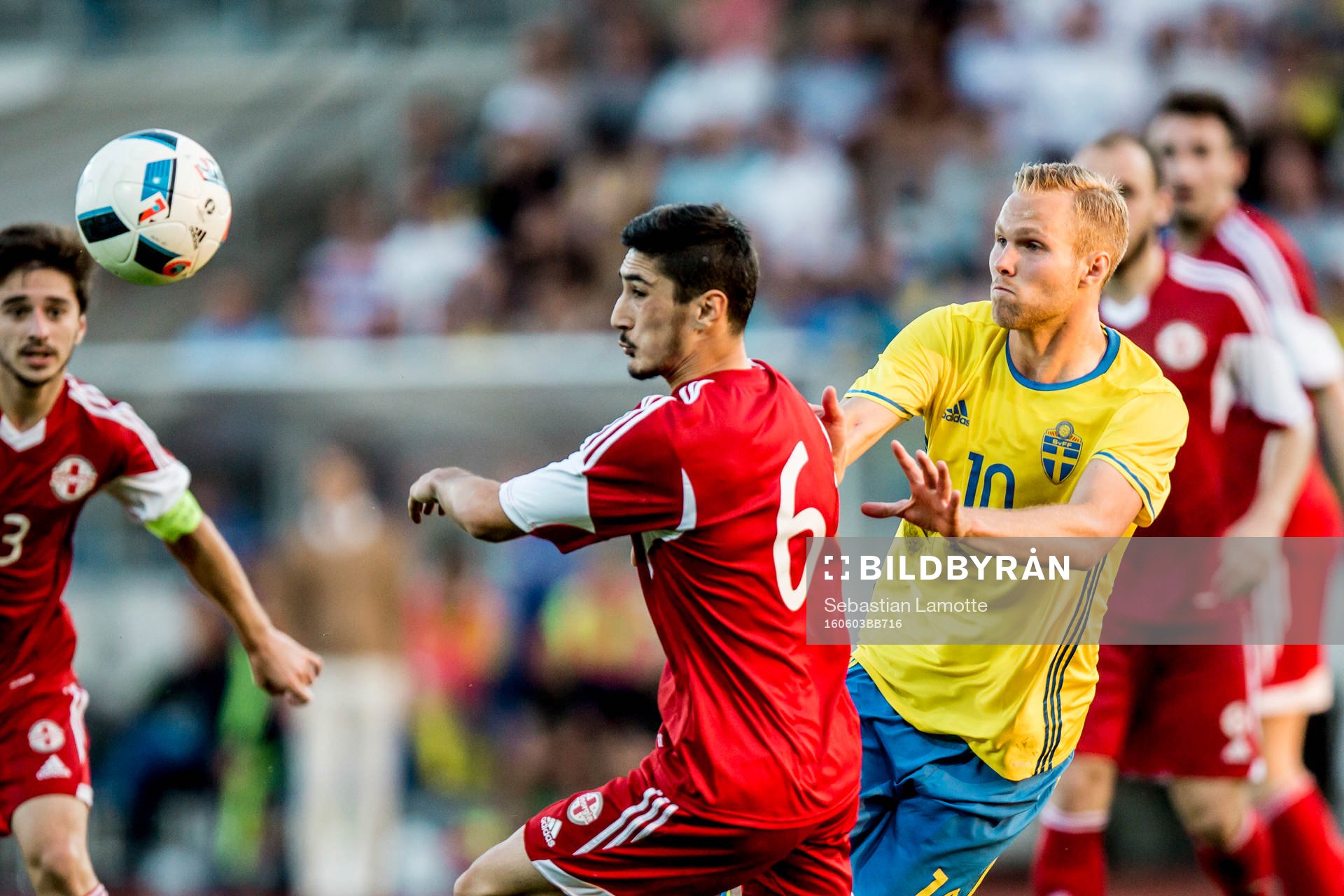Sveriges Gustav Engvall och Georgiens Grigol Chabradze