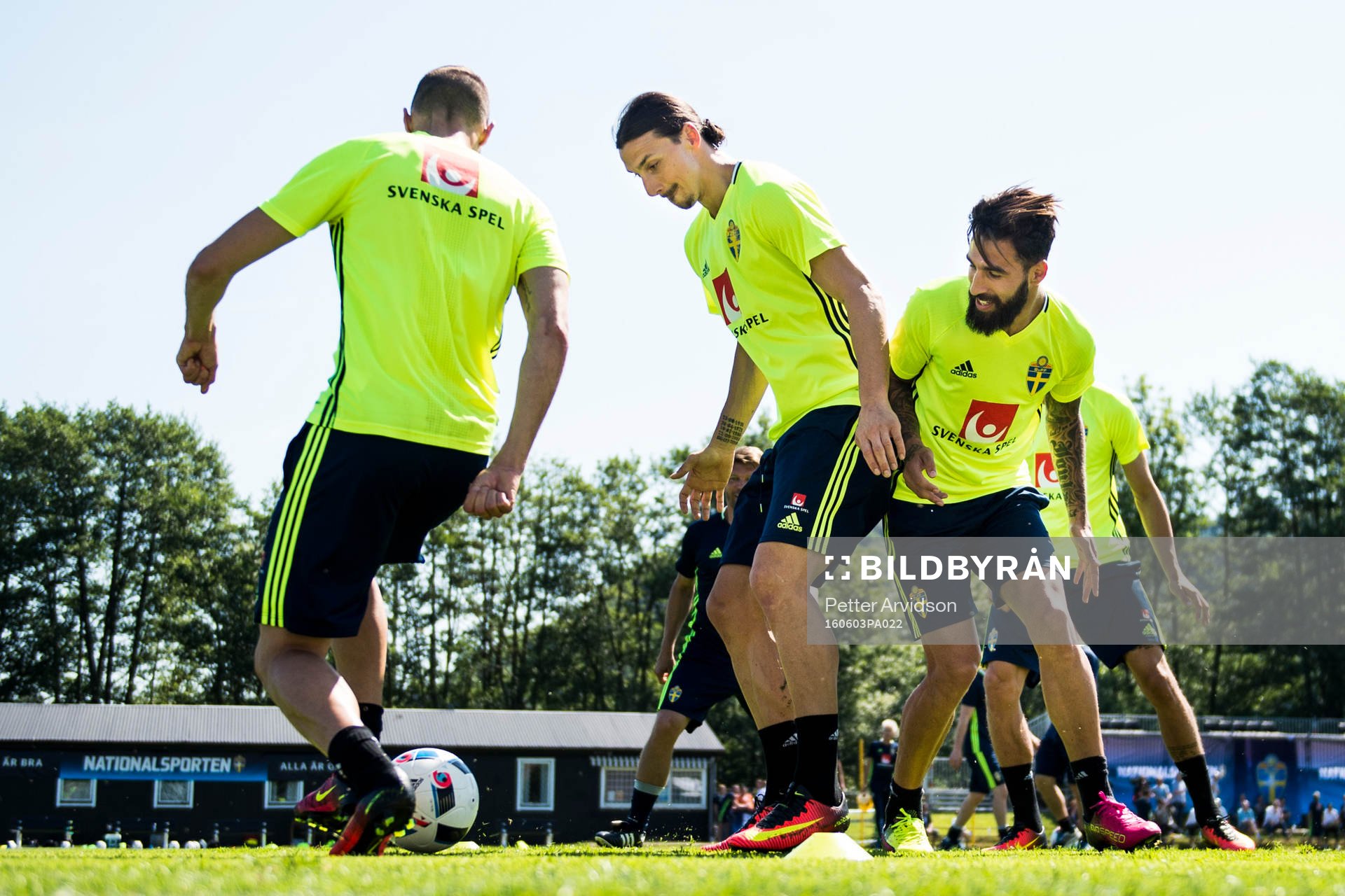 Zlatan Ibrahimovic och Jimmy Durmaz