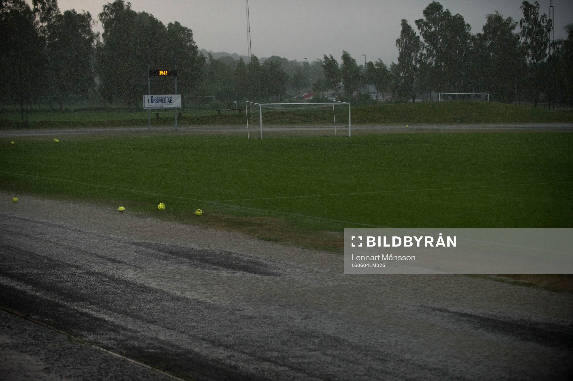 Matchen i division 2 mellan IFK Hässleholm och Lunds BK i