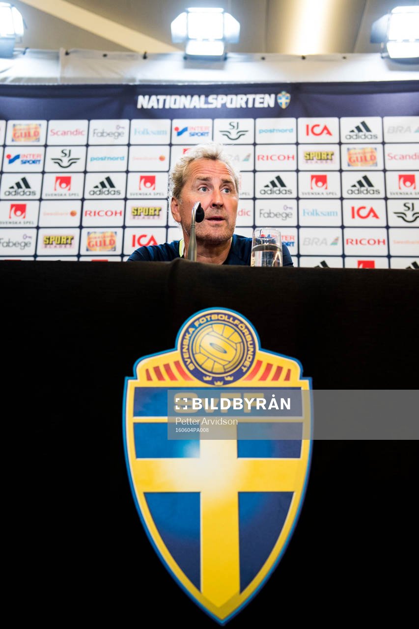 Förbundskapten Erik Hamrén