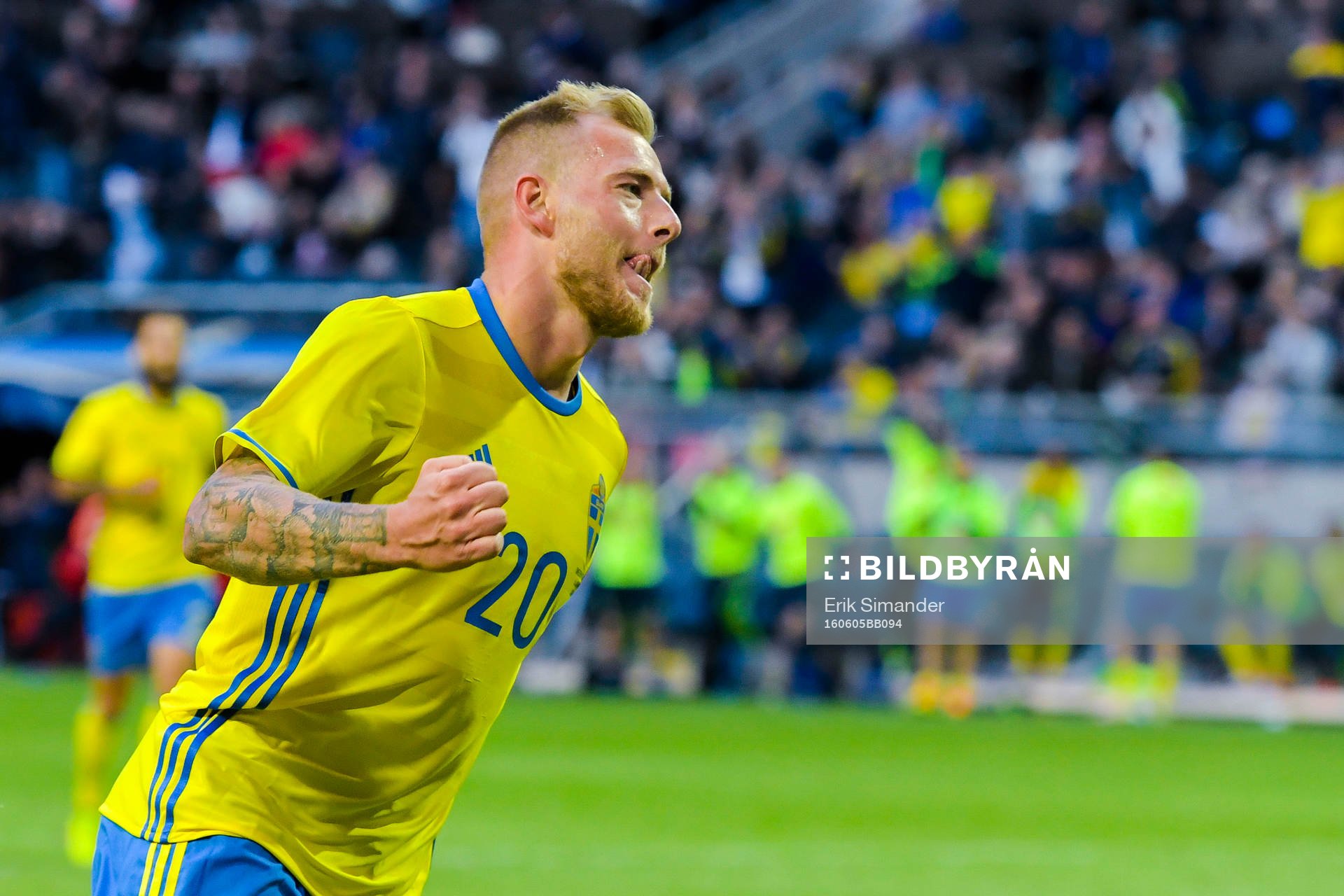 Sveriges John Guidetti jublar