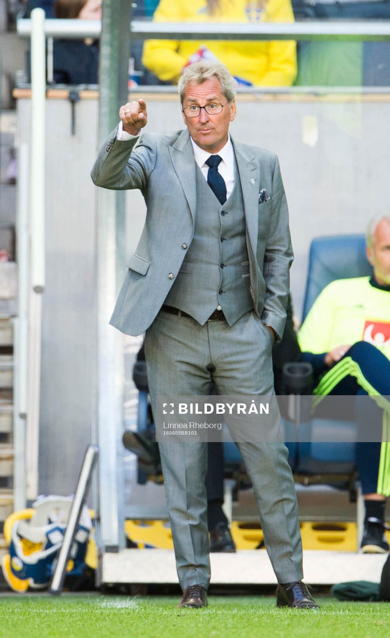 Sveriges förbundskapten Erik Hamrén