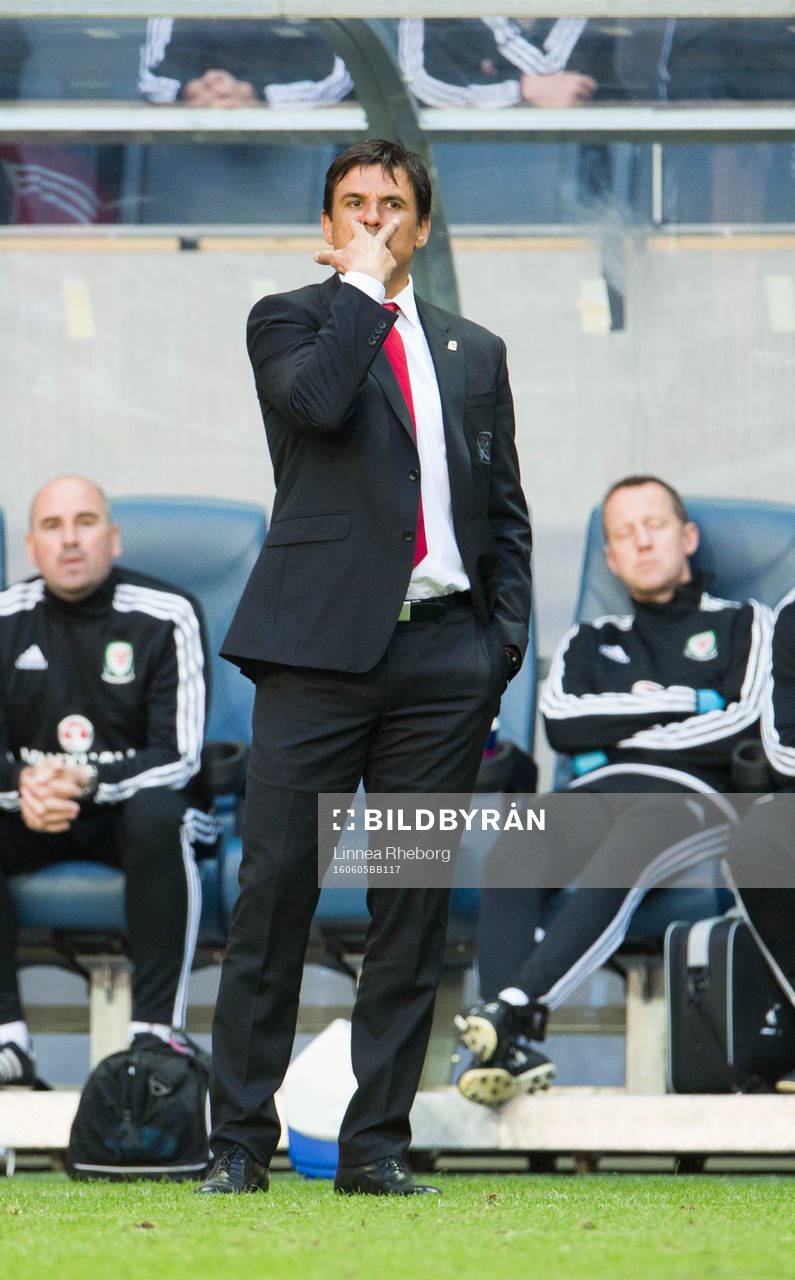 Wales förbundskapten Chris Coleman