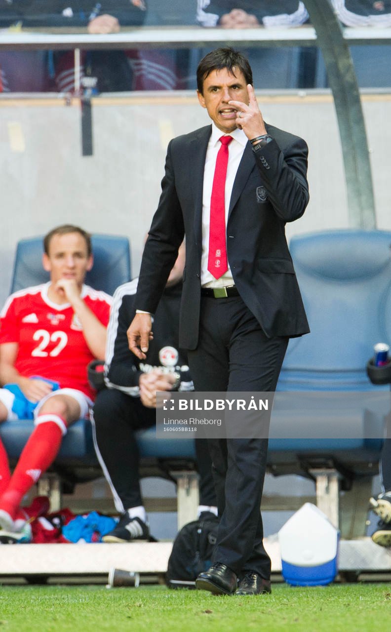 Wales förbundskapten Chris Coleman