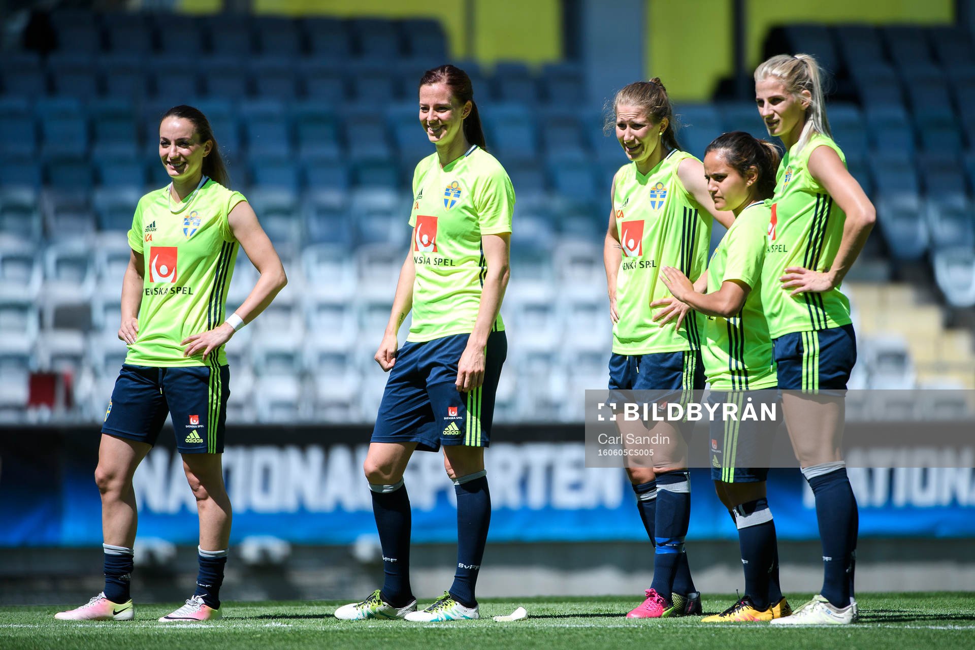 Kosovare Asllani, Lotta Schelin, Emma berglund, Malin Diaz