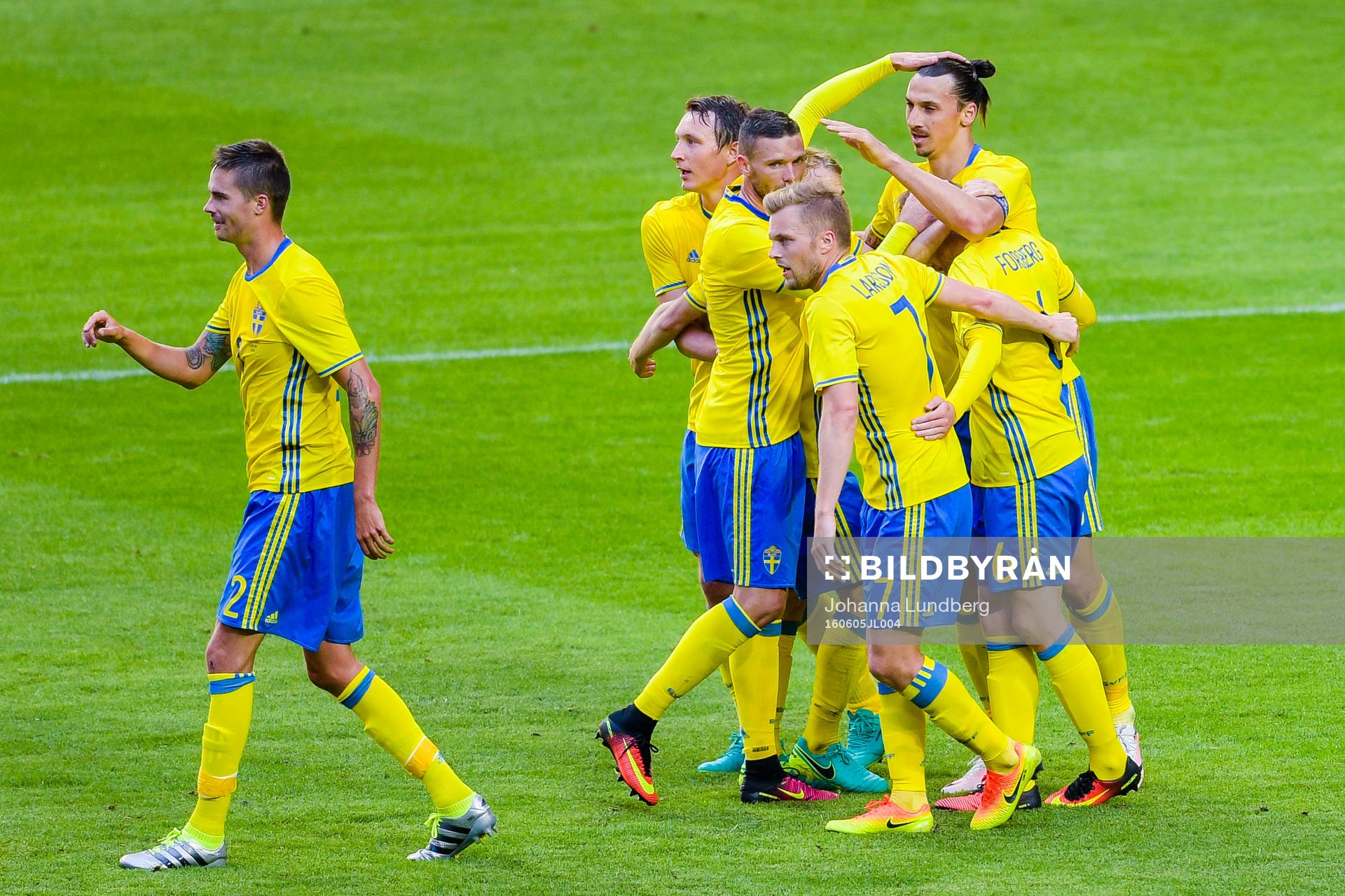 Sveriges Mikael Lustig, Kim Källström , Zlatan
