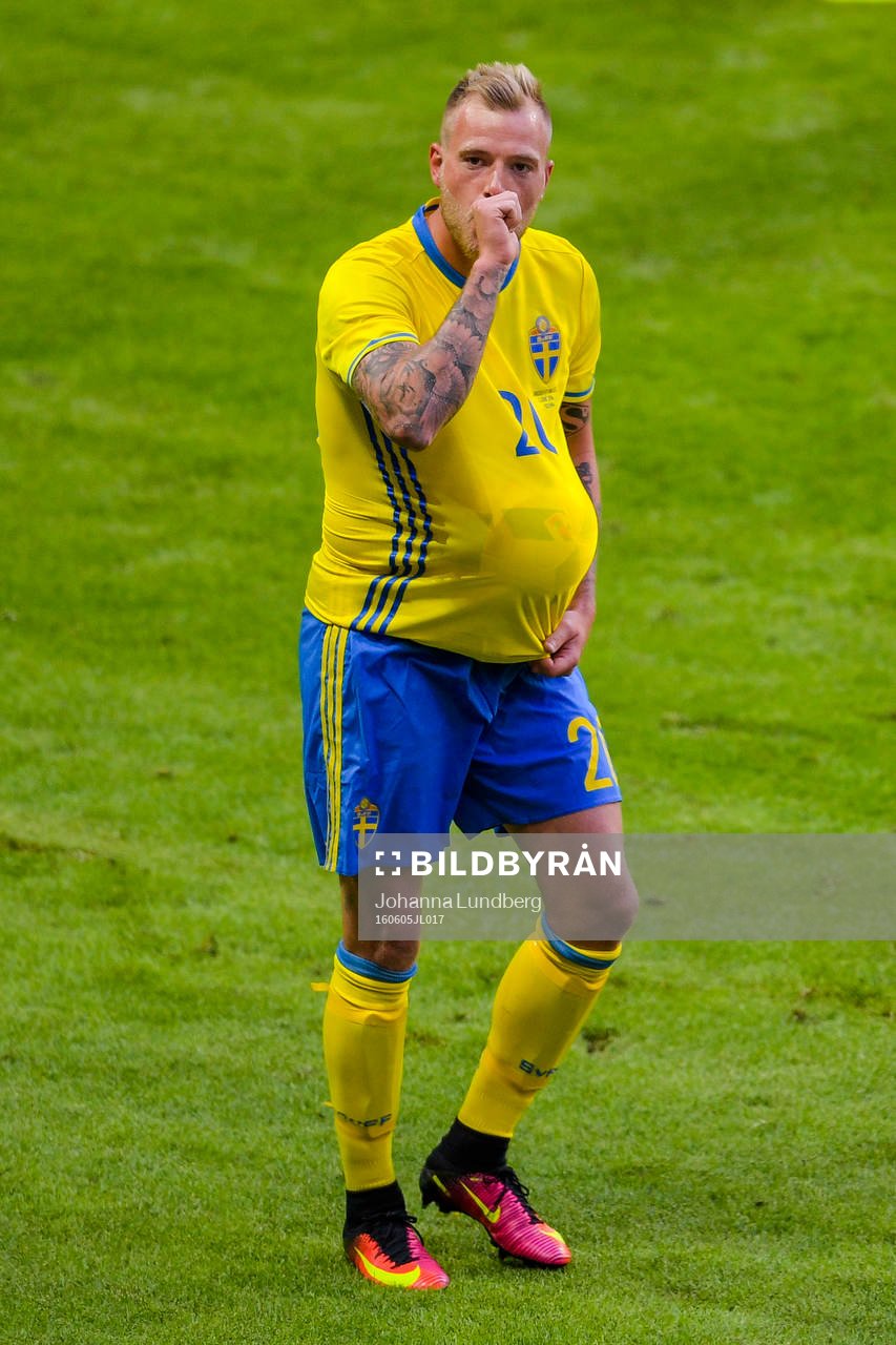 Sveriges John Guidetti jublar
