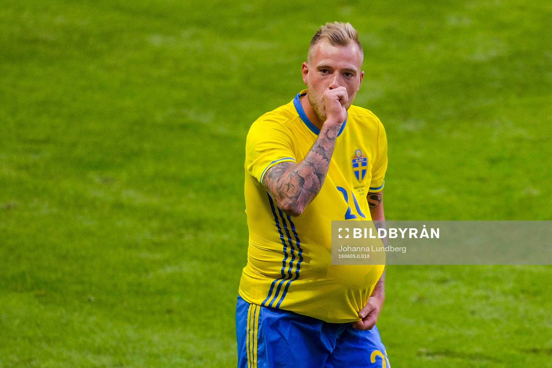 Sveriges John Guidetti jublar