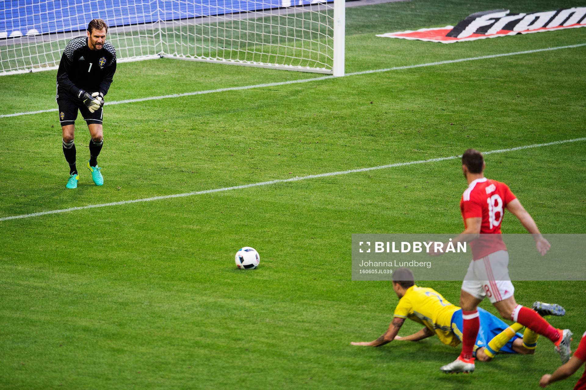 Sveriges målvakt Andreas Isaksson