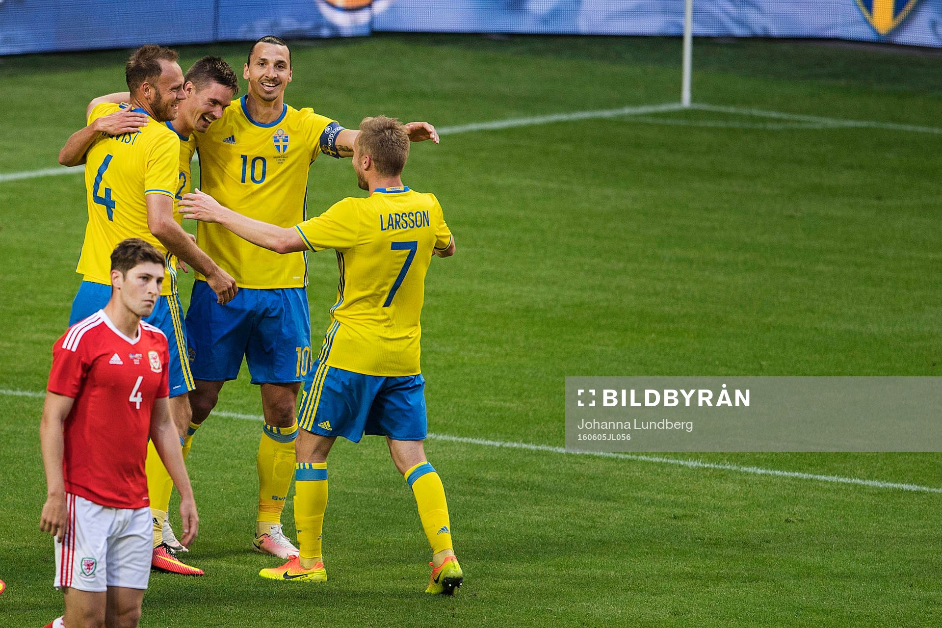 Sveriges Andreas Granqvist, Mikael Lustig, Zlatan