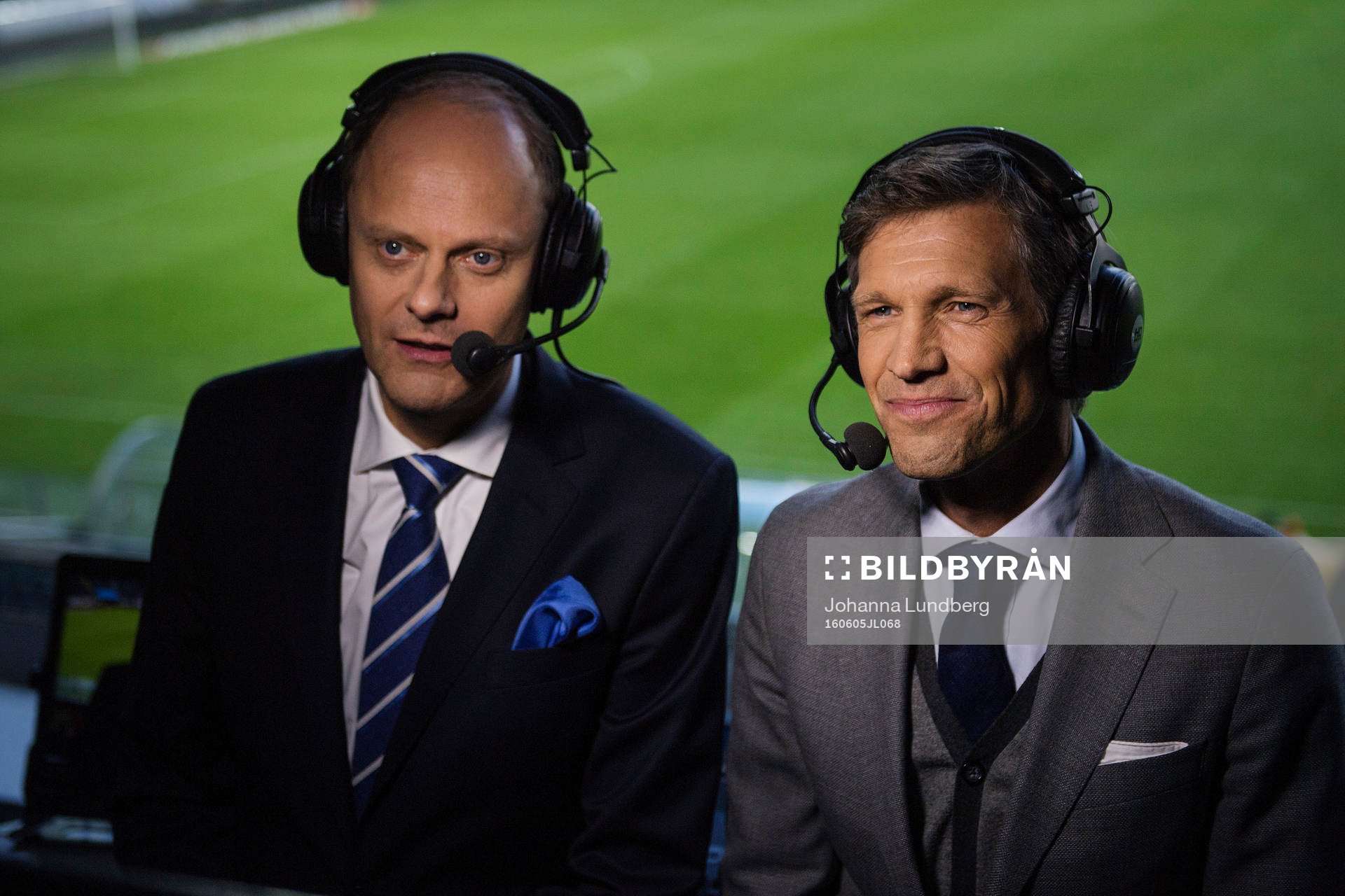 Kanal 5's kommentarer Jens Fjellström och Lars Granqvist