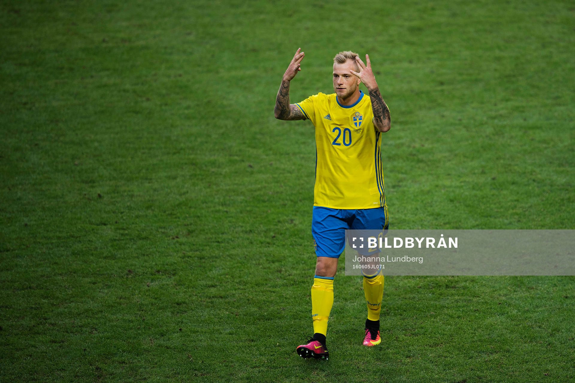 Sveriges John Guidetti jublar