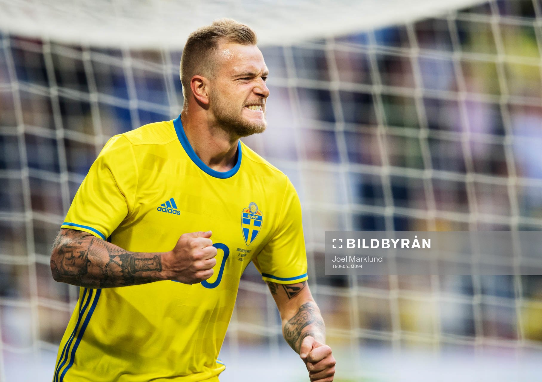 Sveriges John Guidetti jublar