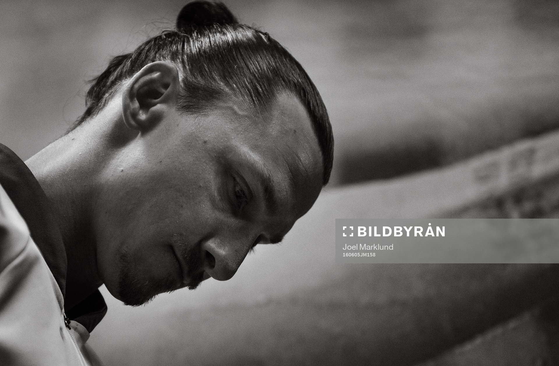 Sveriges Zlatan Ibrahimovic i spelargången