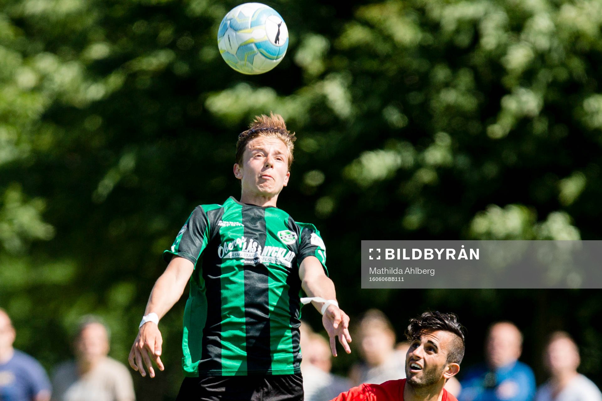 Högaborgs Benjamin Tannus nickar