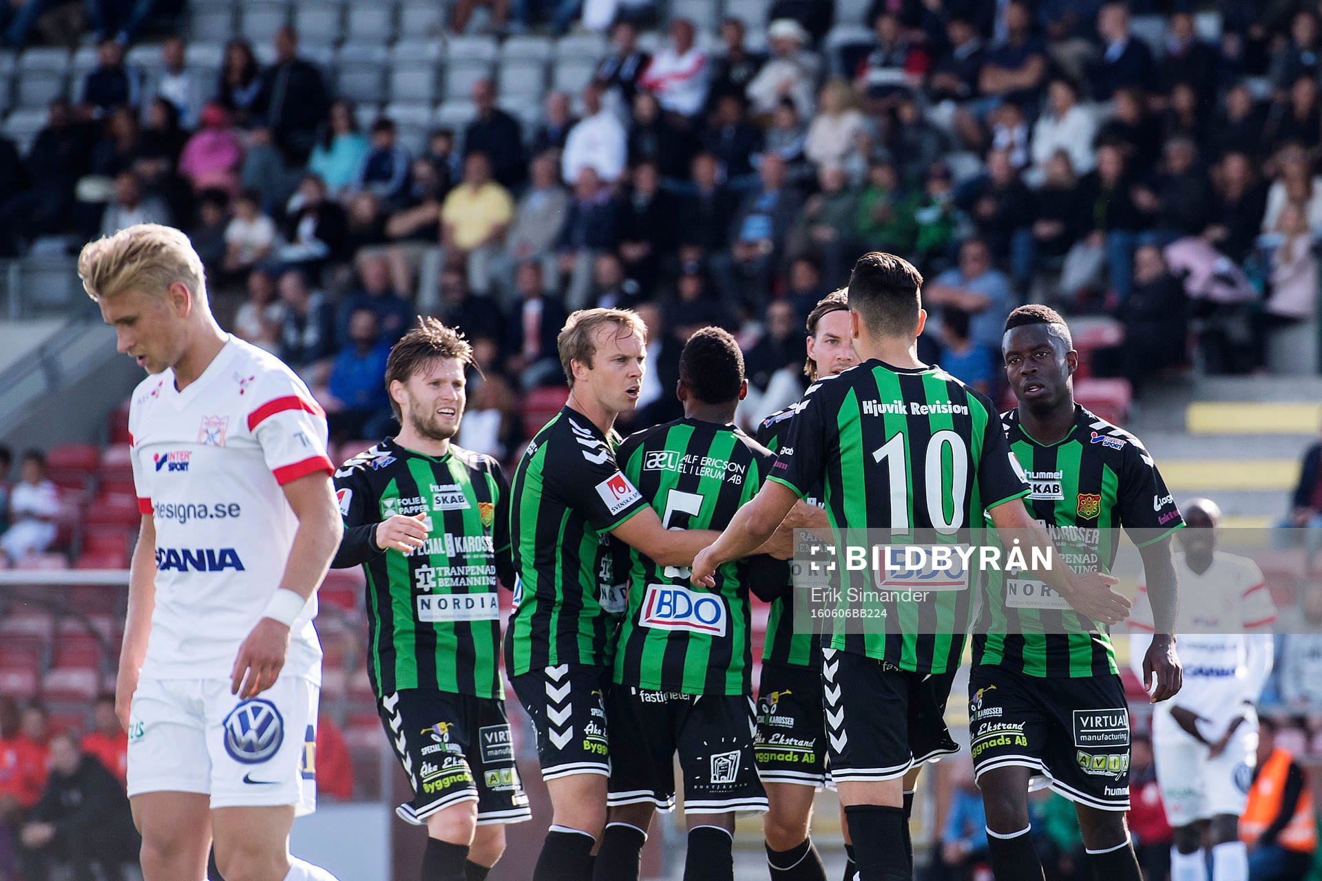 GAIS spelare jublar