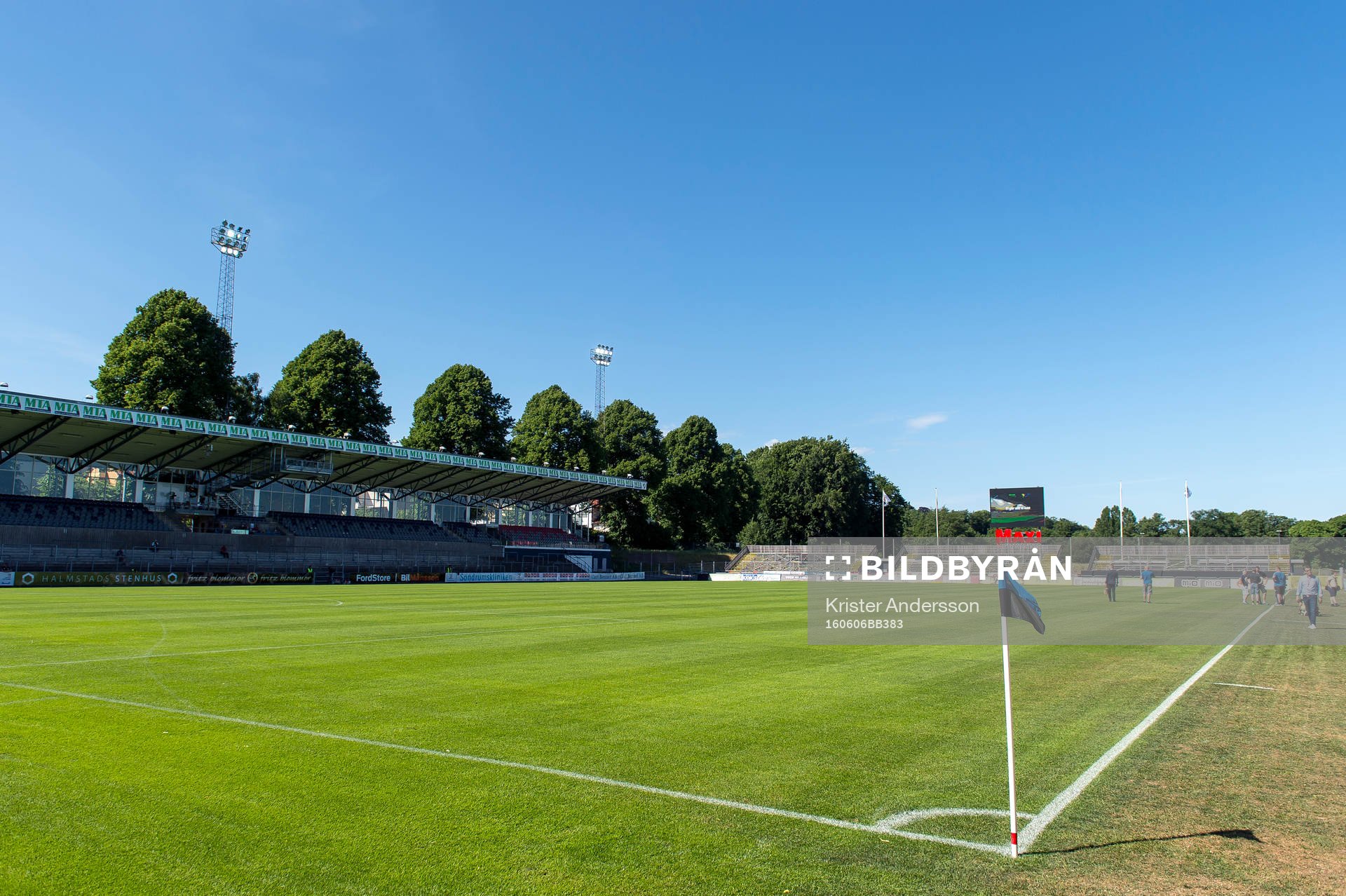 Örjans Vall före fotbollsmatchen i Superettan mellan