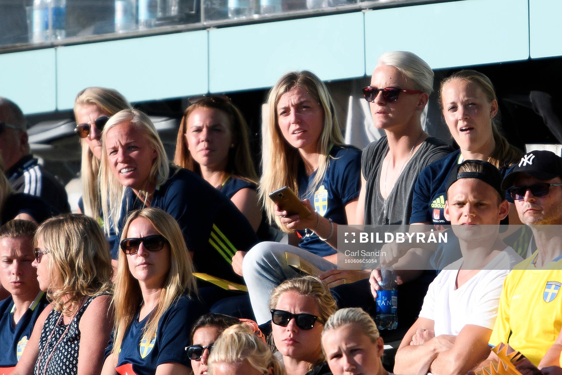 Sveriges Caroline Seger, Jessica Samuelsson, Linda