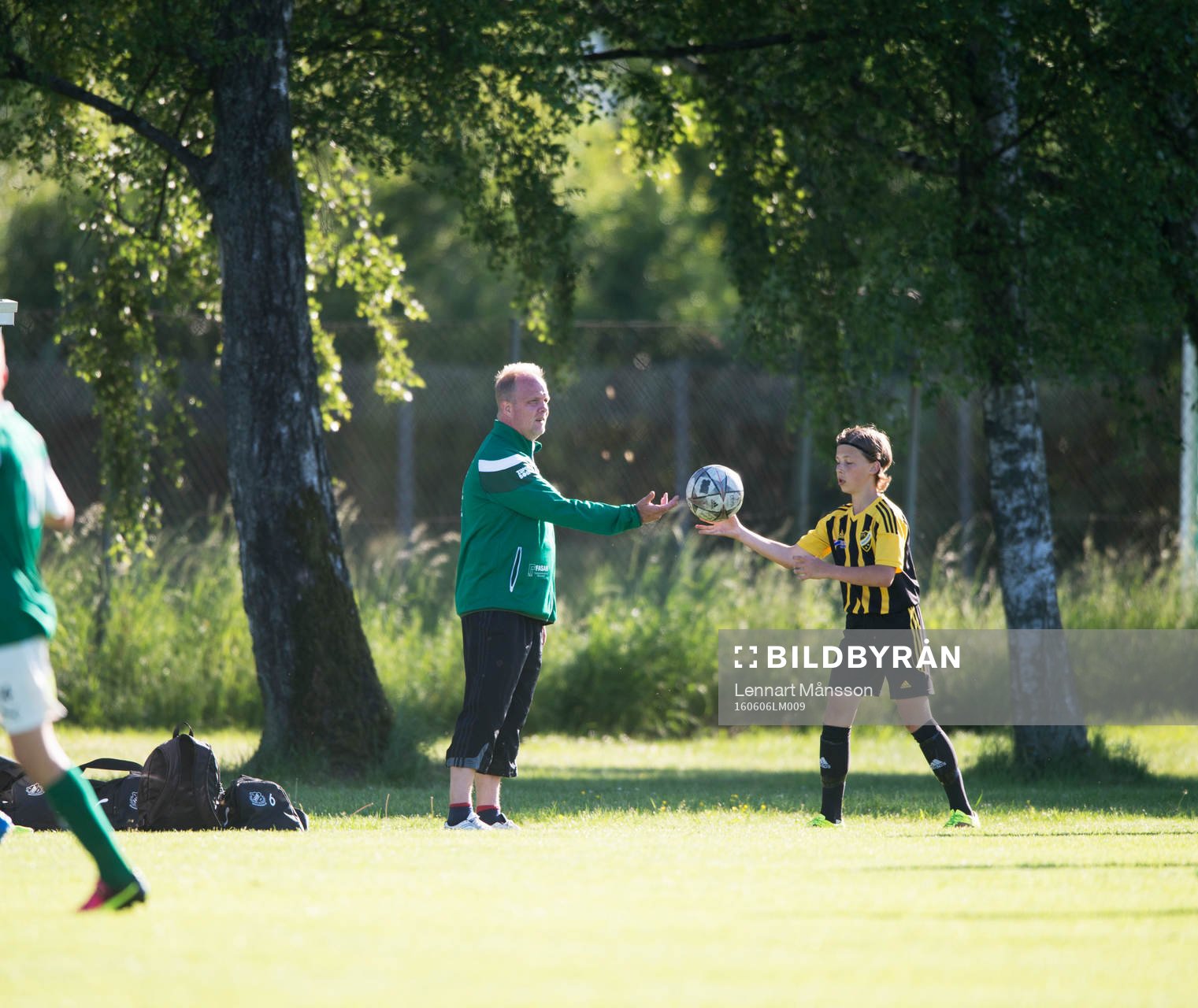 i matchen för pojkar födda 2002 mellan IFK Hässleholm