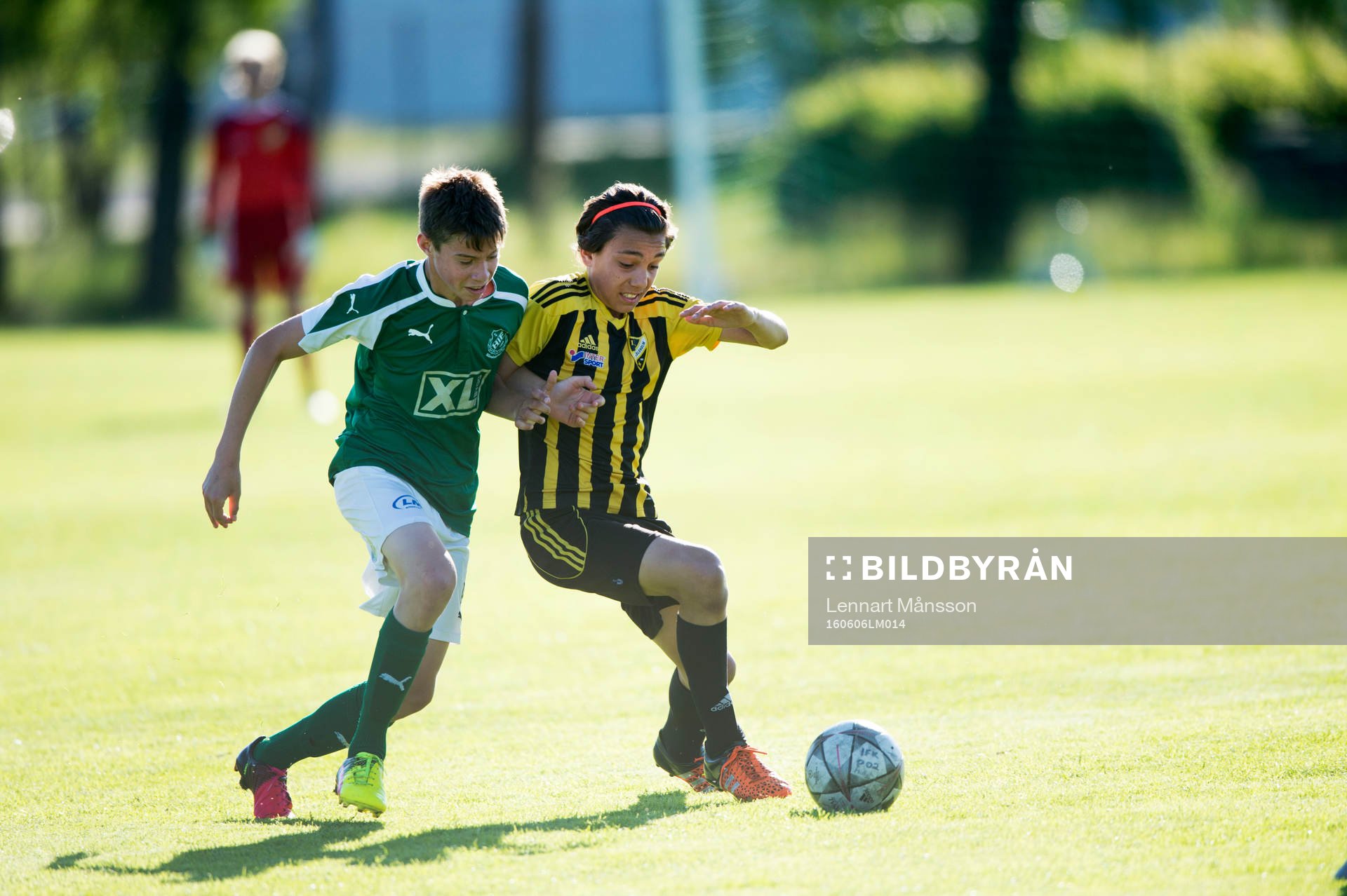 i matchen för pojkar födda 2002 mellan IFK Hässleholm