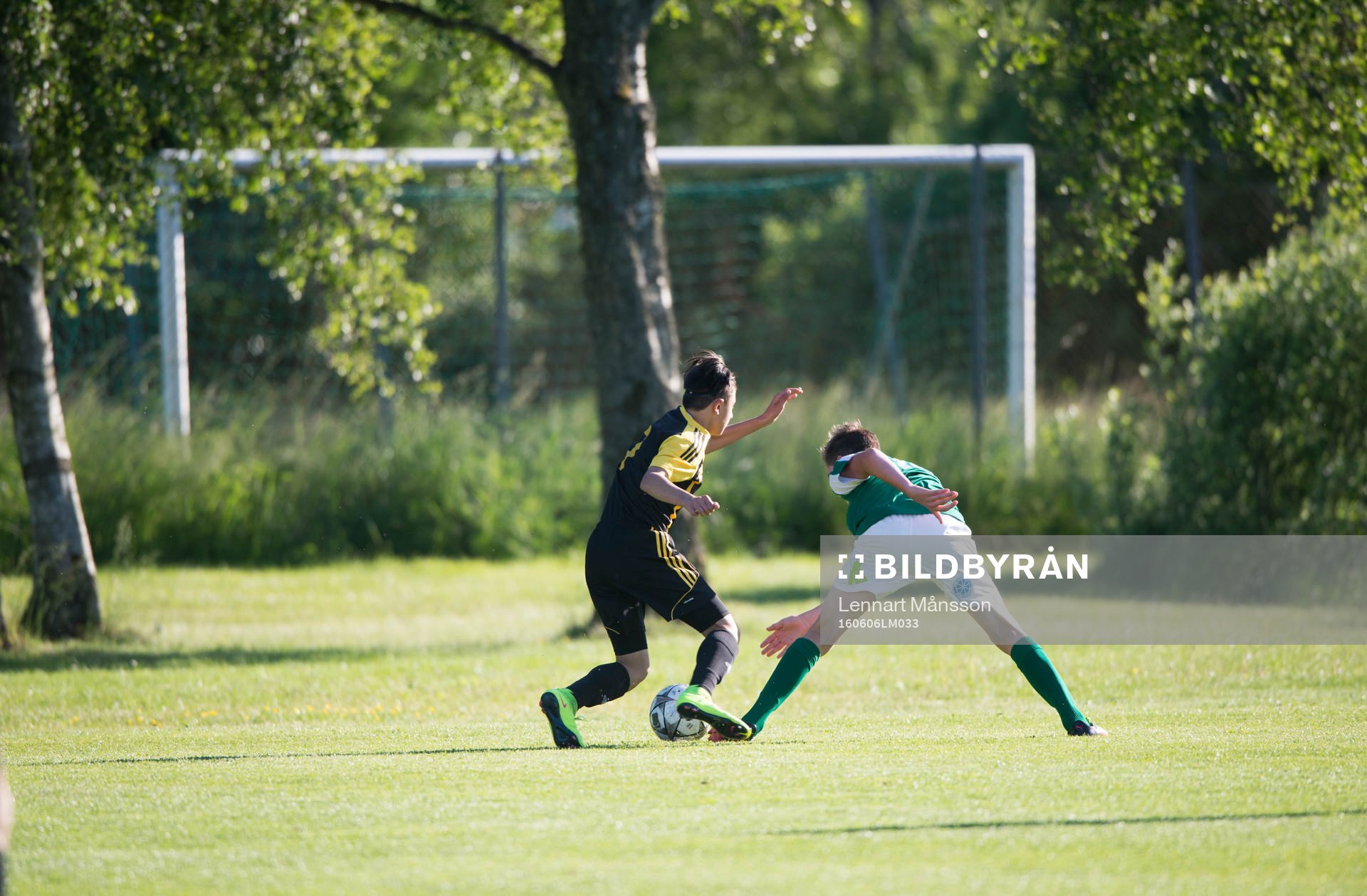 i matchen för pojkar födda 2002 mellan IFK Hässleholm