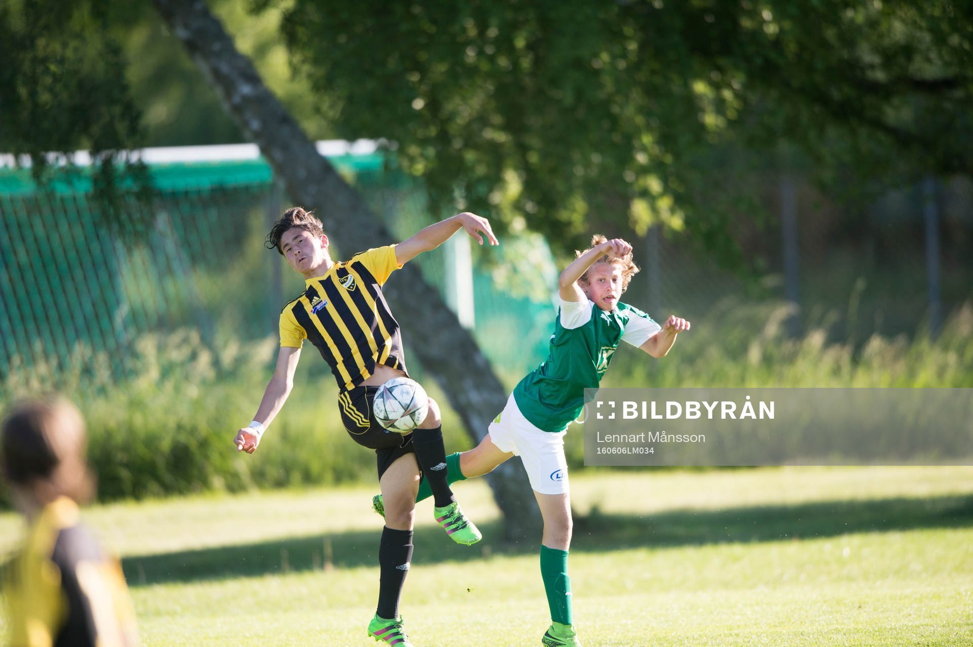 IFK Hässleholms Fida Haidari i matchen för pojkar födda