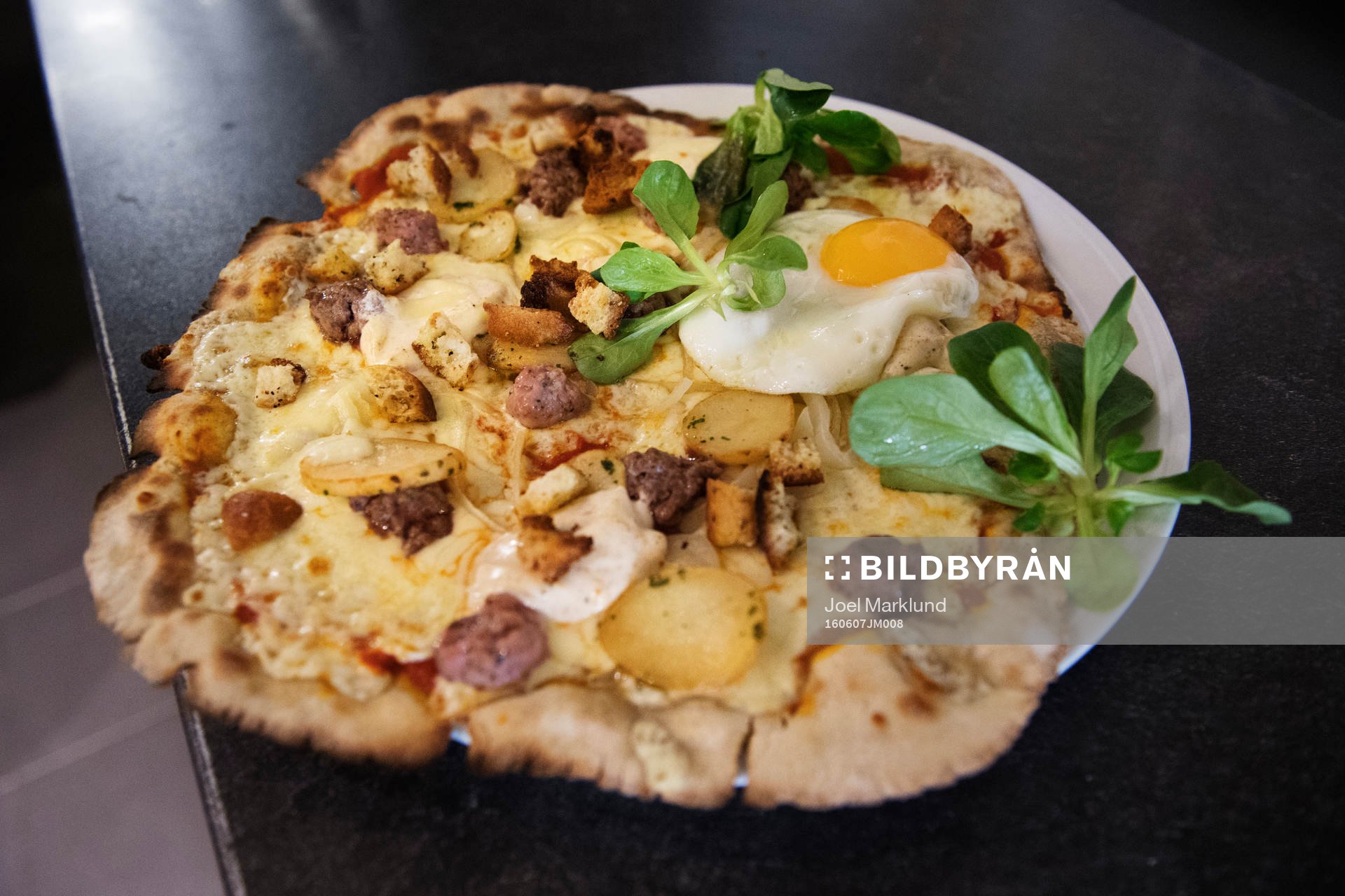 En pizza kallad Pizza la Zlatan