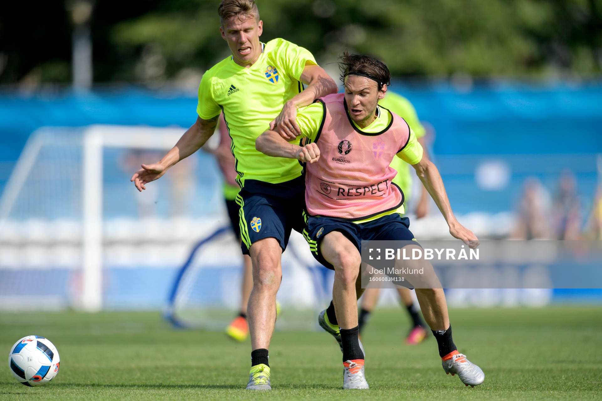 Sveriges Pontus Wernbloom och Albin Ekdal