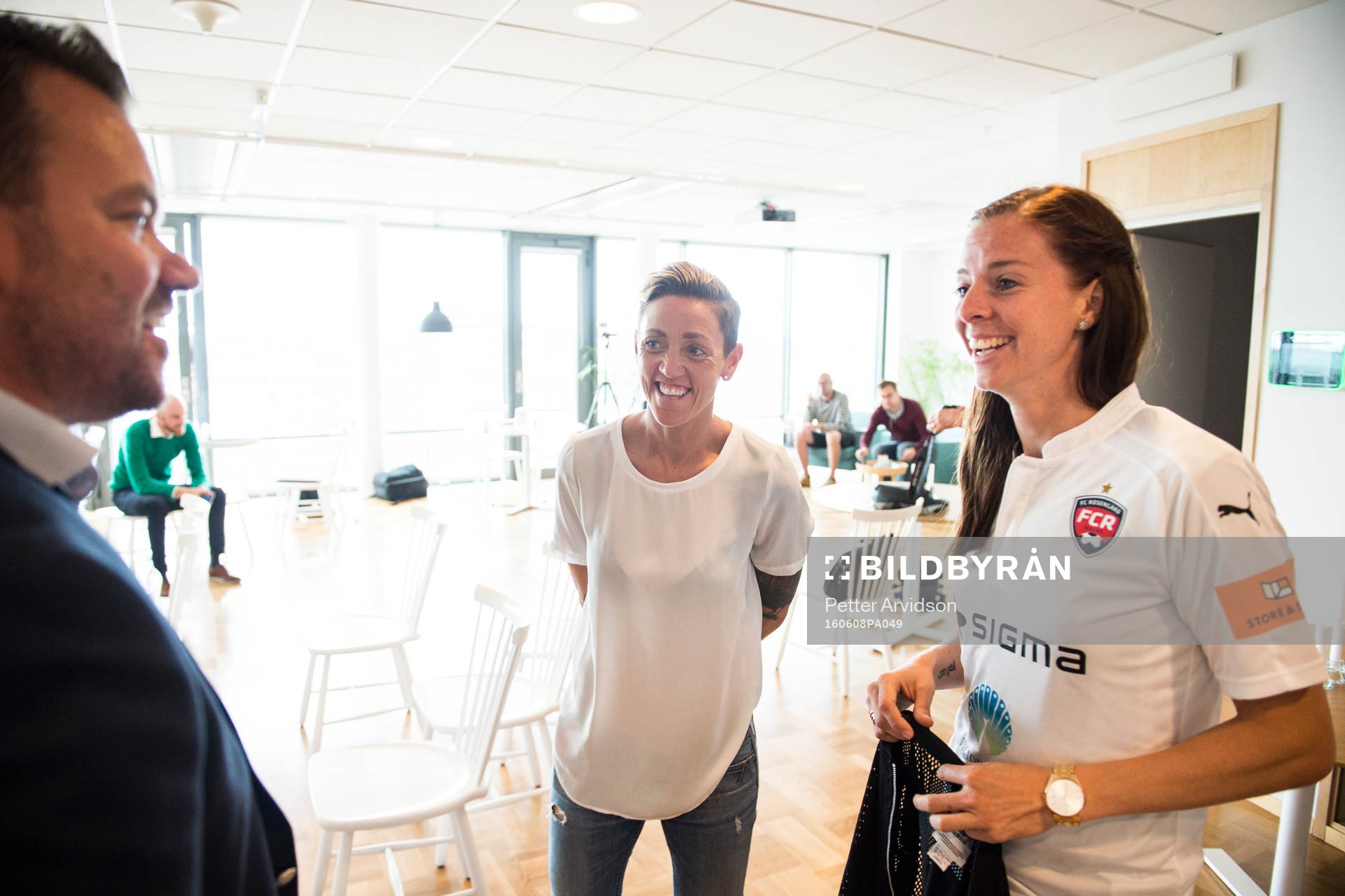 Tränare Jack Majgaard Jensen, sportchef Therese Sjögran