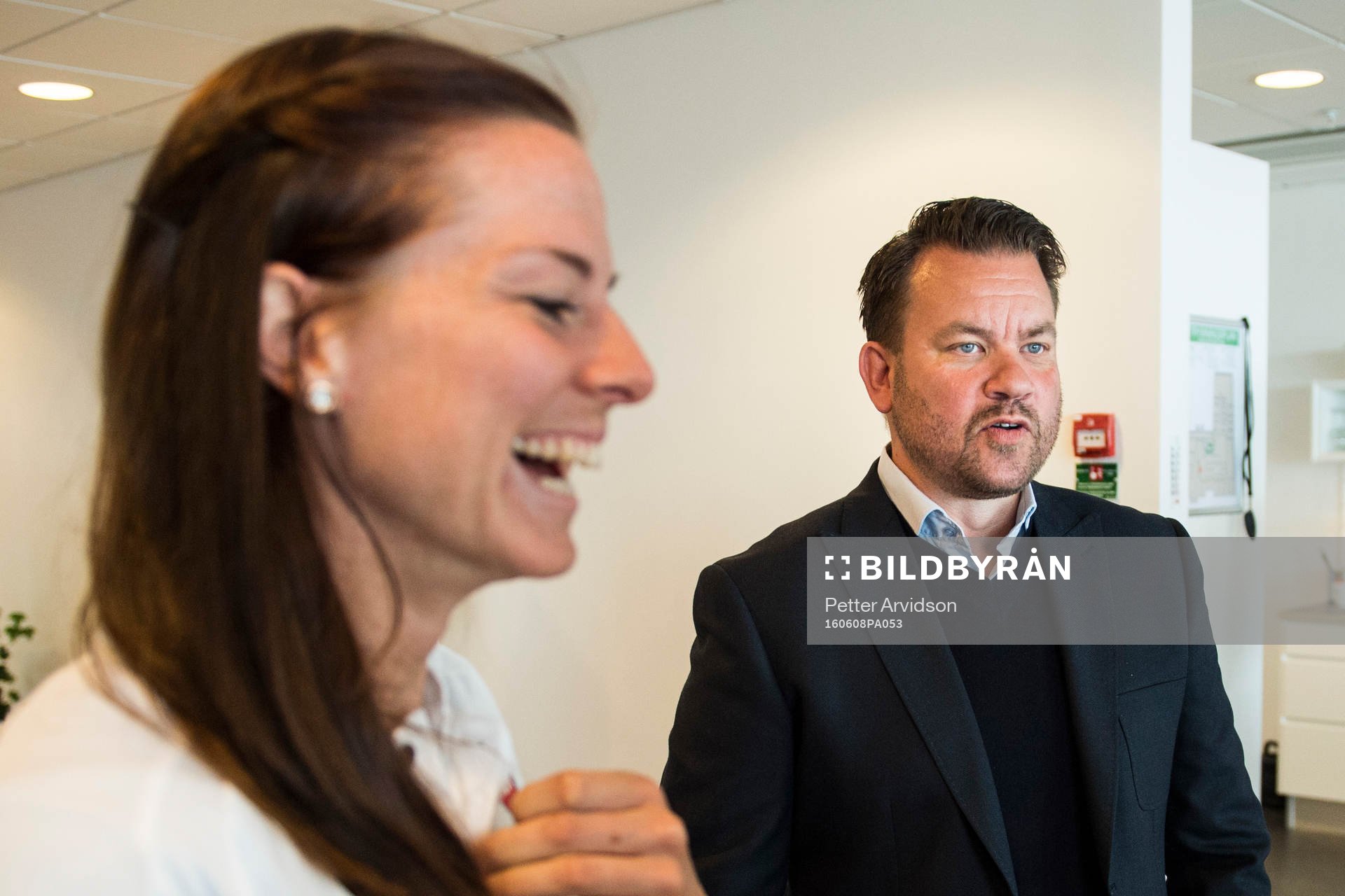 Tränare Jack Majgaard Jensen och nyförvärvet Lotta