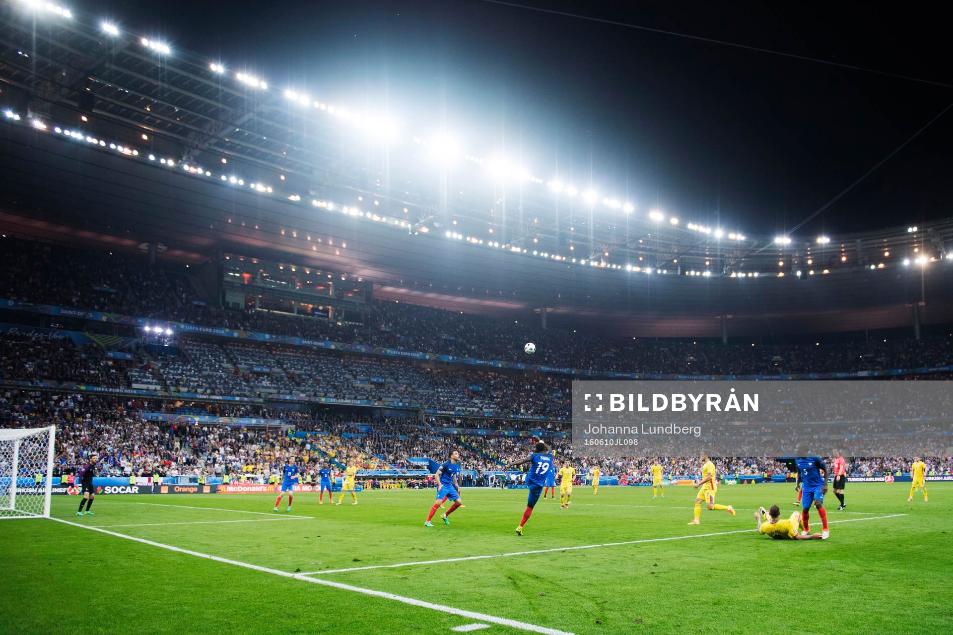 Spel i straffområdet på Stade de France