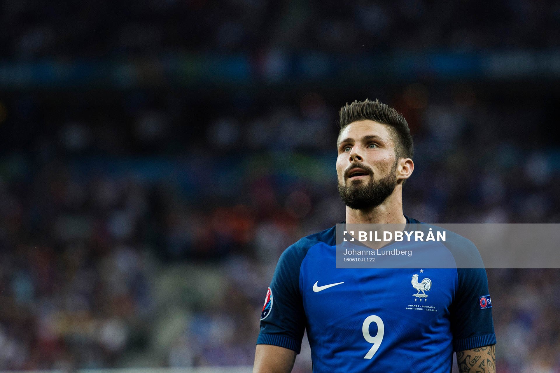Frankrikes Olivier Giroud deppar