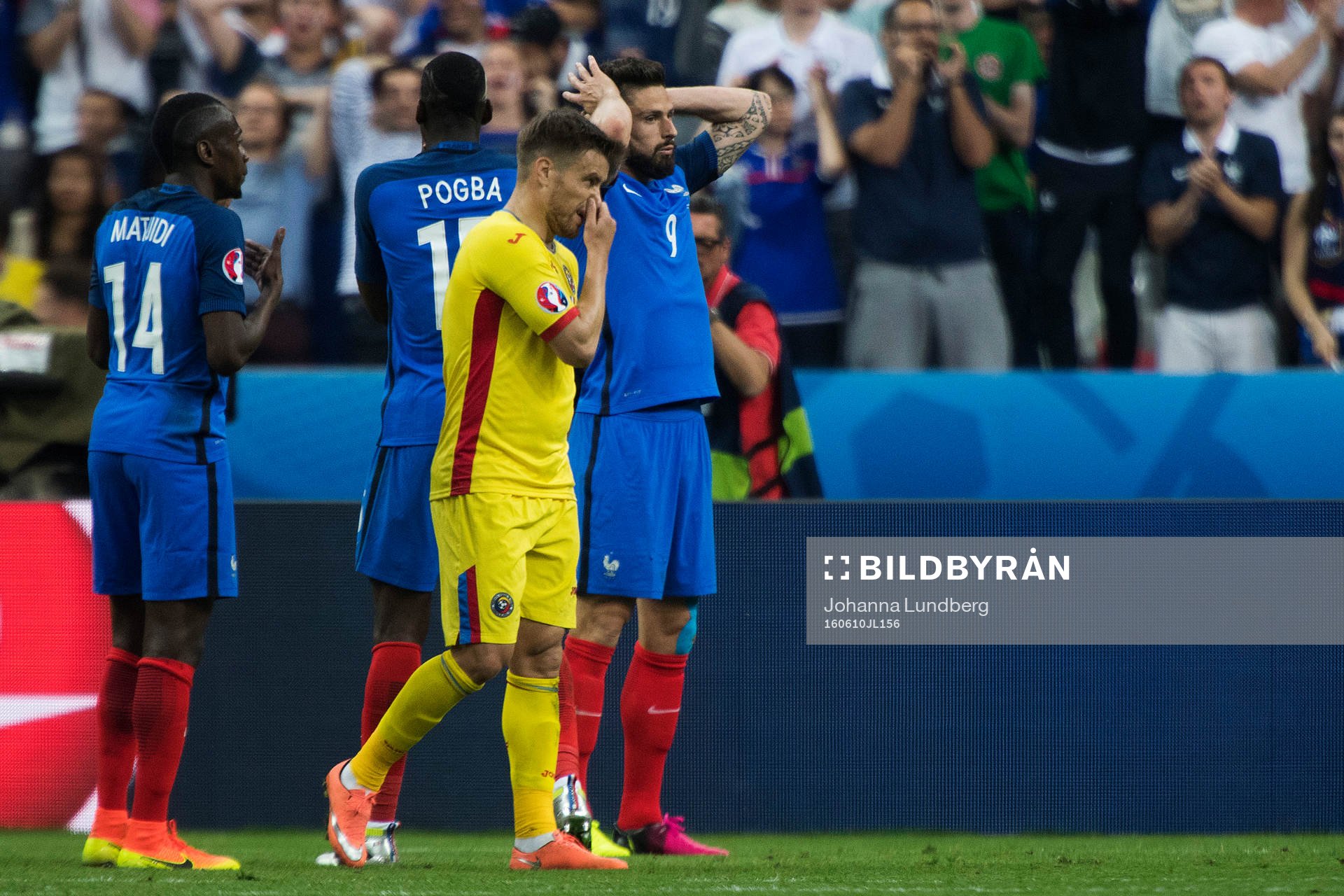 Frankrikes Olivier Giroud deppar