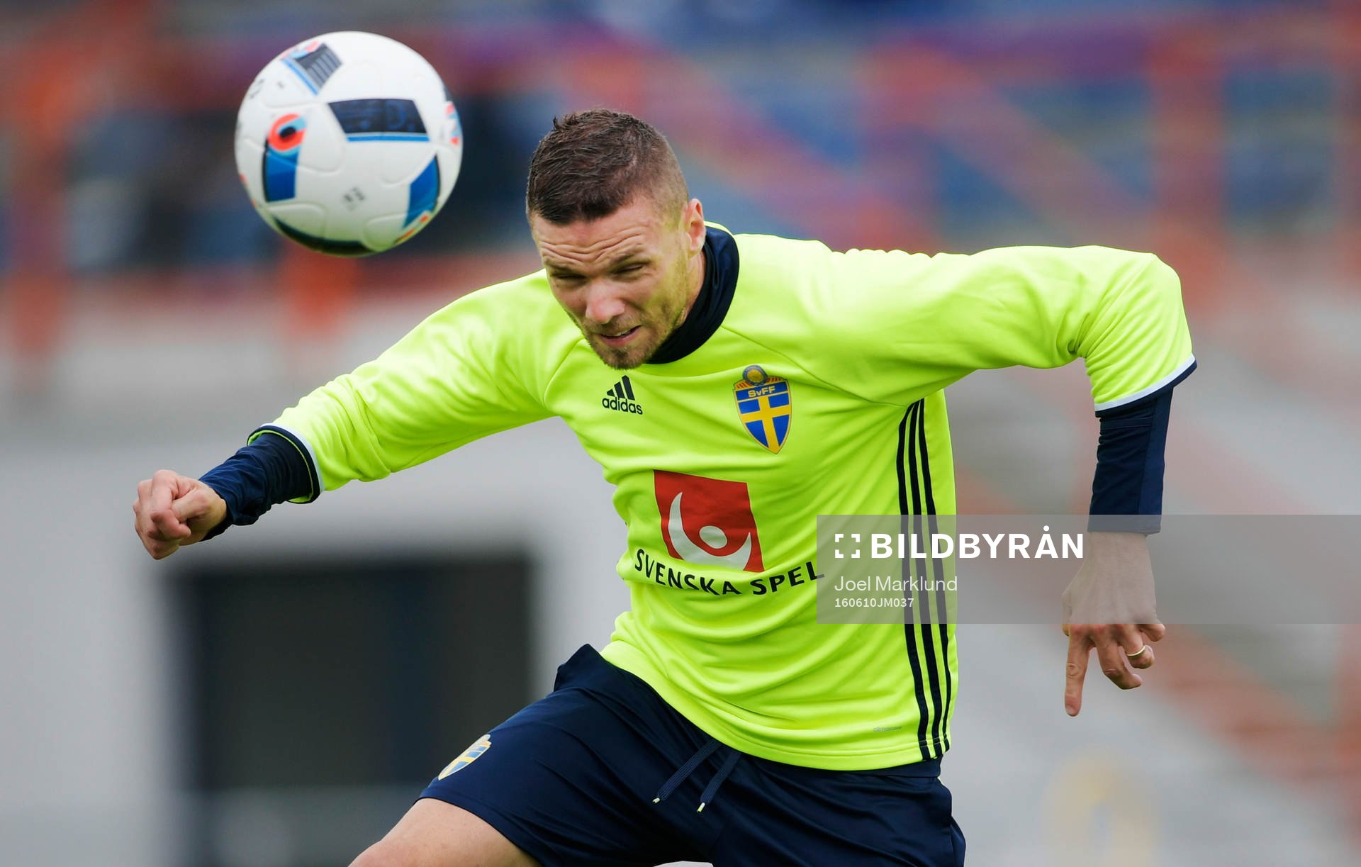 Sveriges Marcus Berg nickar
