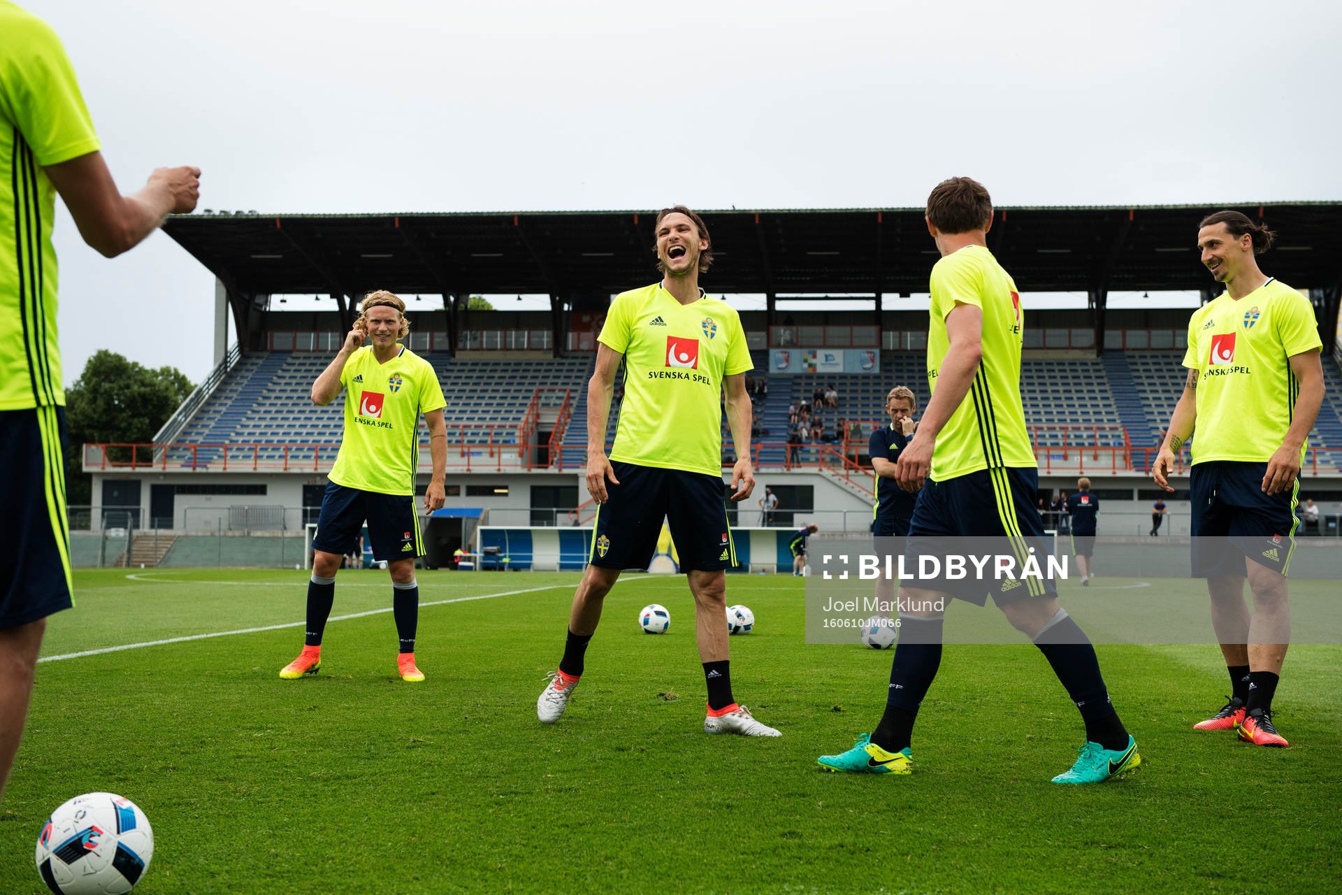 Oscar Hiljemark, Albin Ekdal, Kim Källström och Zlatan